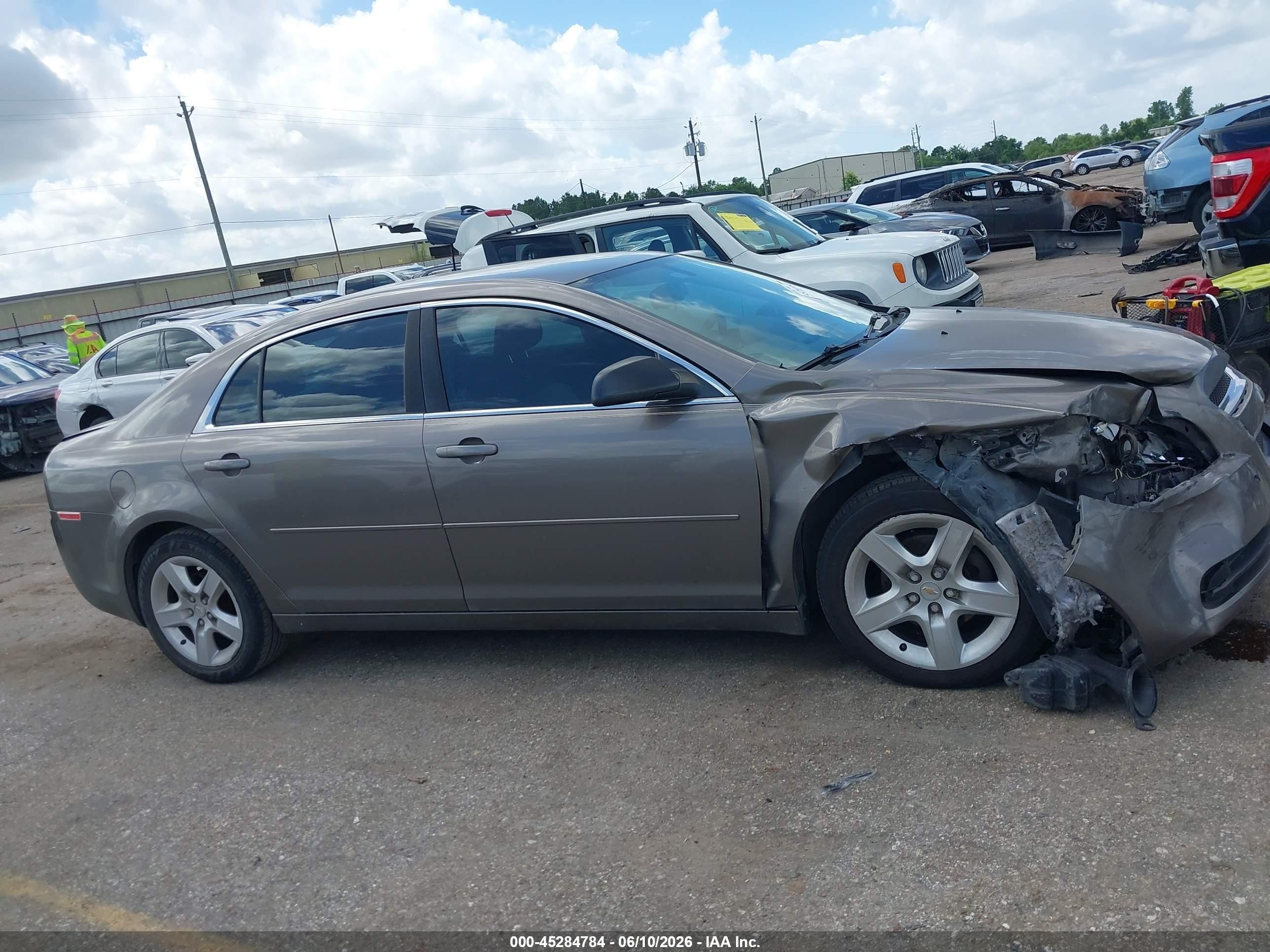 2012 Chevrolet Malibu Ls Brown vin: 1G1ZB5E07CF185195