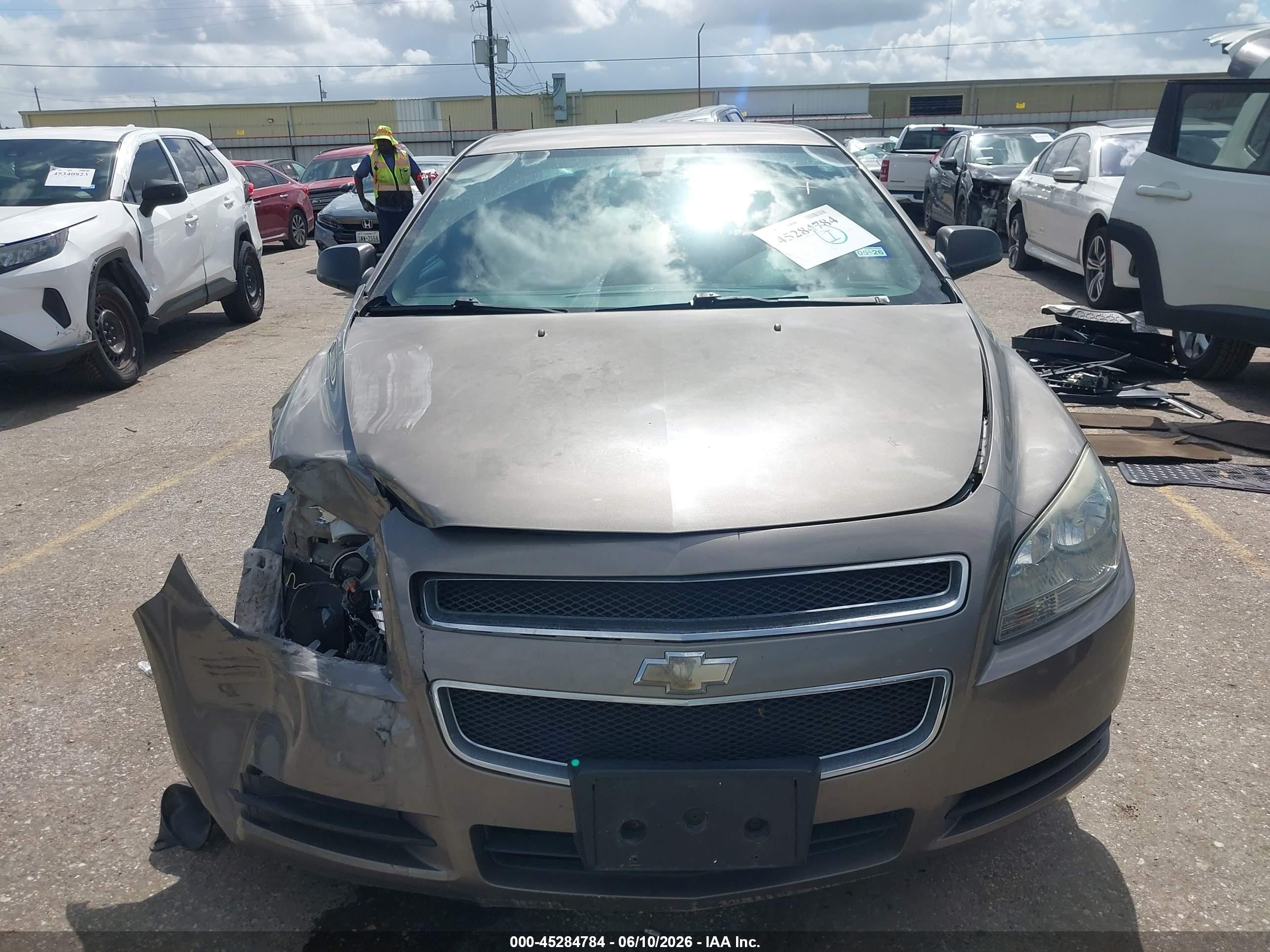 2012 Chevrolet Malibu Ls Brown vin: 1G1ZB5E07CF185195