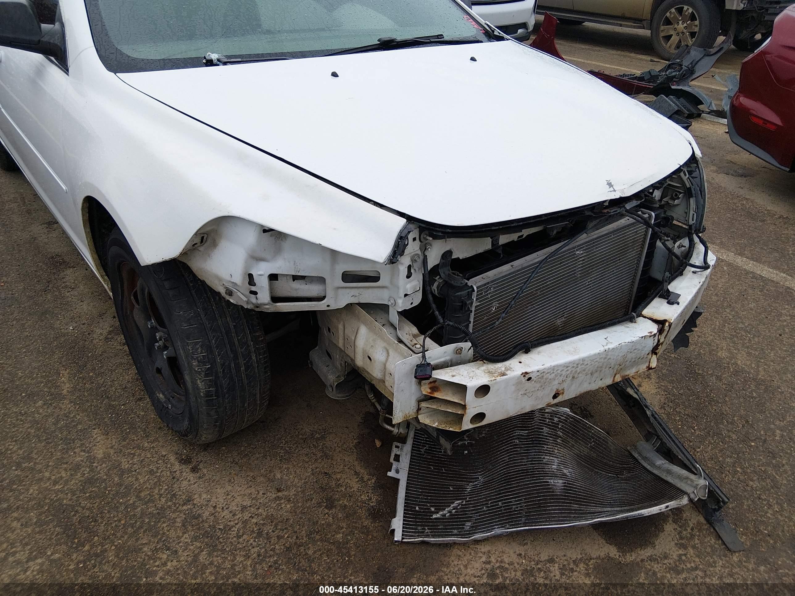 2012 Chevrolet Malibu Ls White vin: 1G1ZB5E07CF192101