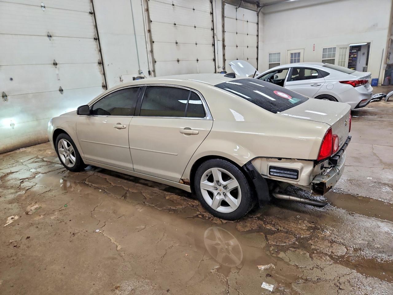 2012 Chevrolet Malibu Ls Cream vin: 1G1ZB5E07CF223850