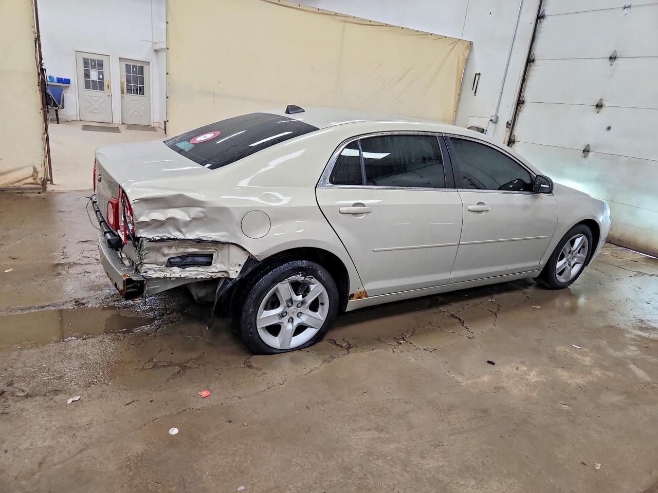 2012 Chevrolet Malibu Ls Cream vin: 1G1ZB5E07CF223850