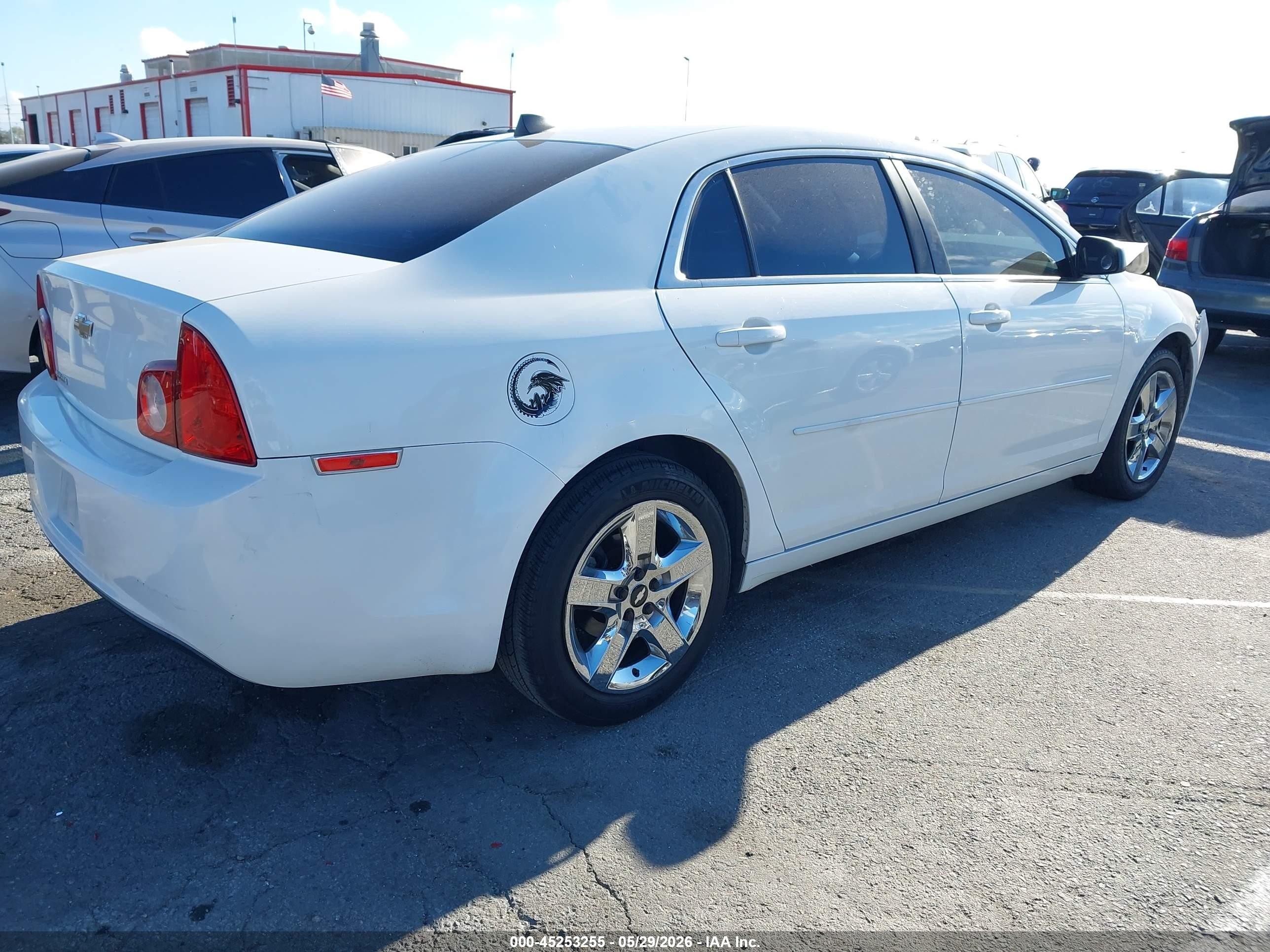 2012 Chevrolet Malibu Ls White vin: 1G1ZB5E07CF226912