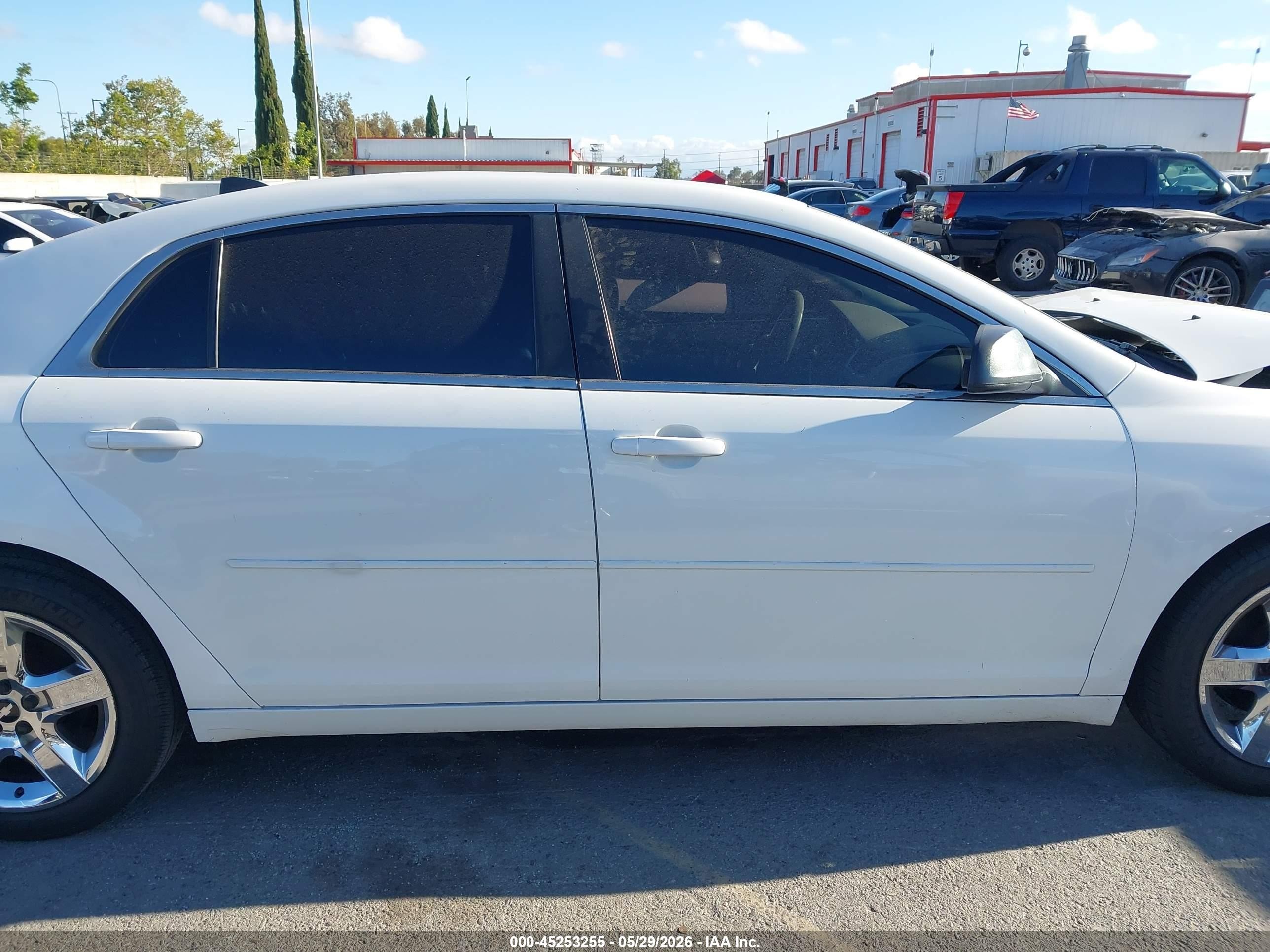 2012 Chevrolet Malibu Ls White vin: 1G1ZB5E07CF226912