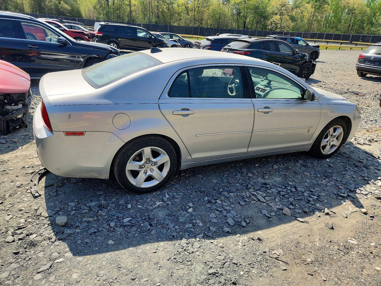 2012 Chevrolet Malibu Ls Silver vin: 1G1ZB5E07CF238364