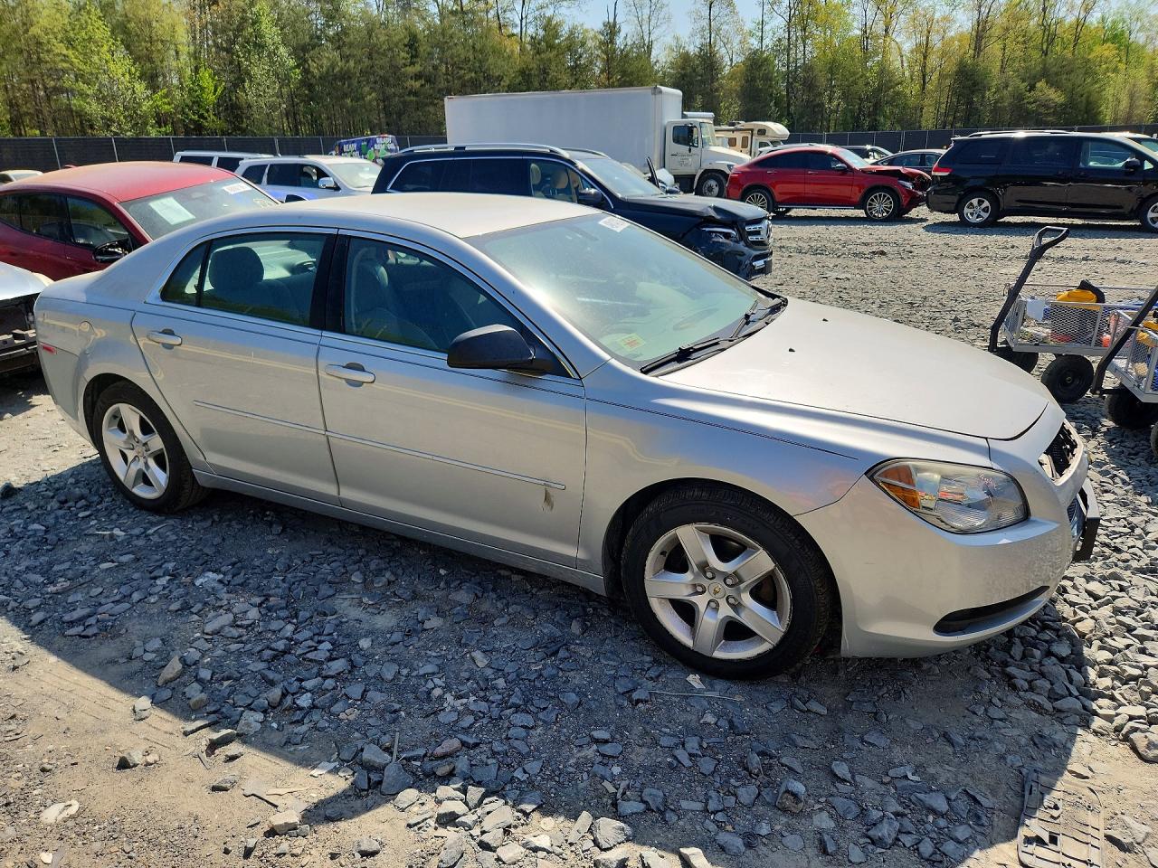 2012 Chevrolet Malibu Ls Silver vin: 1G1ZB5E07CF238364