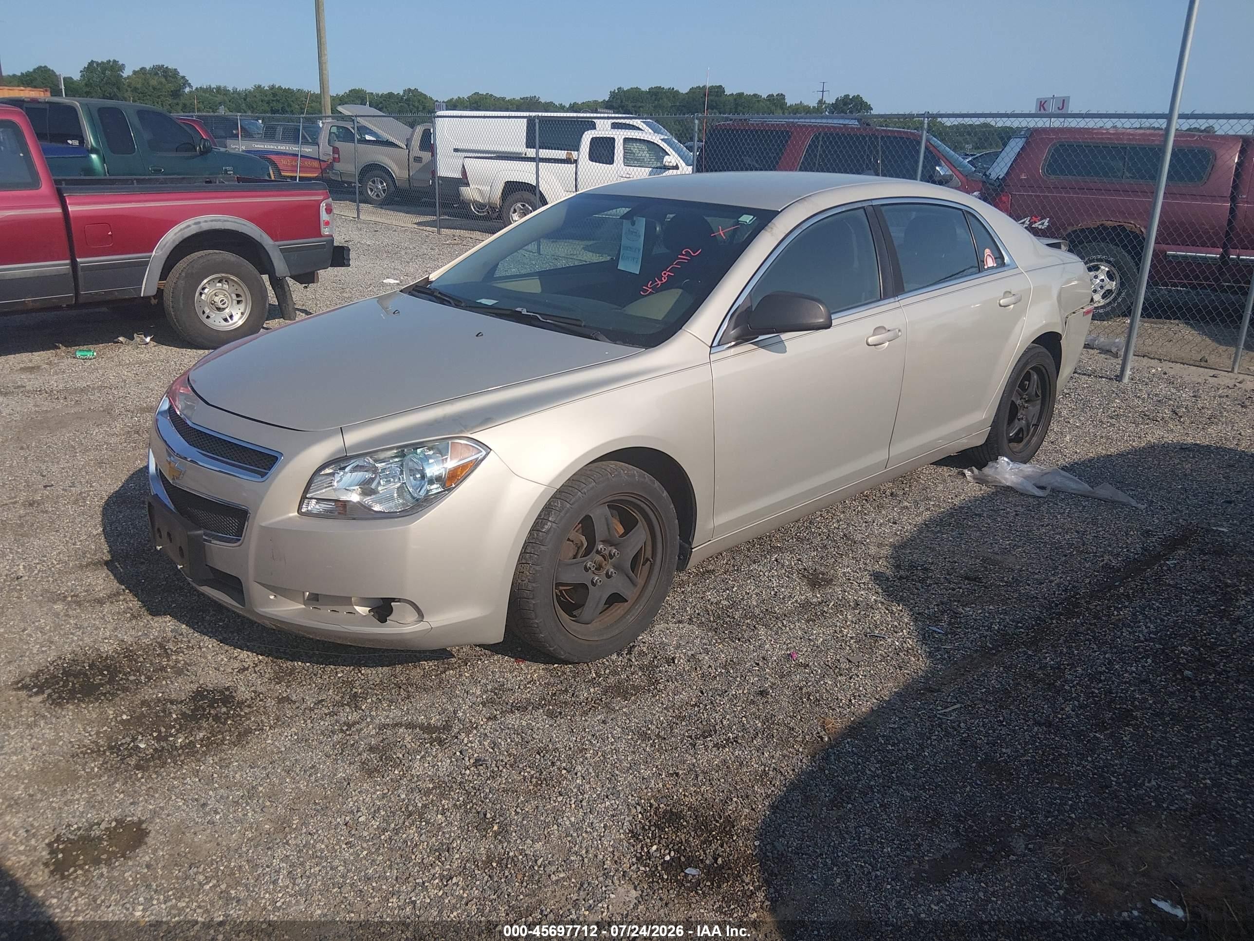 2012 Chevrolet Malibu Ls Gold vin: 1G1ZB5E07CF302709