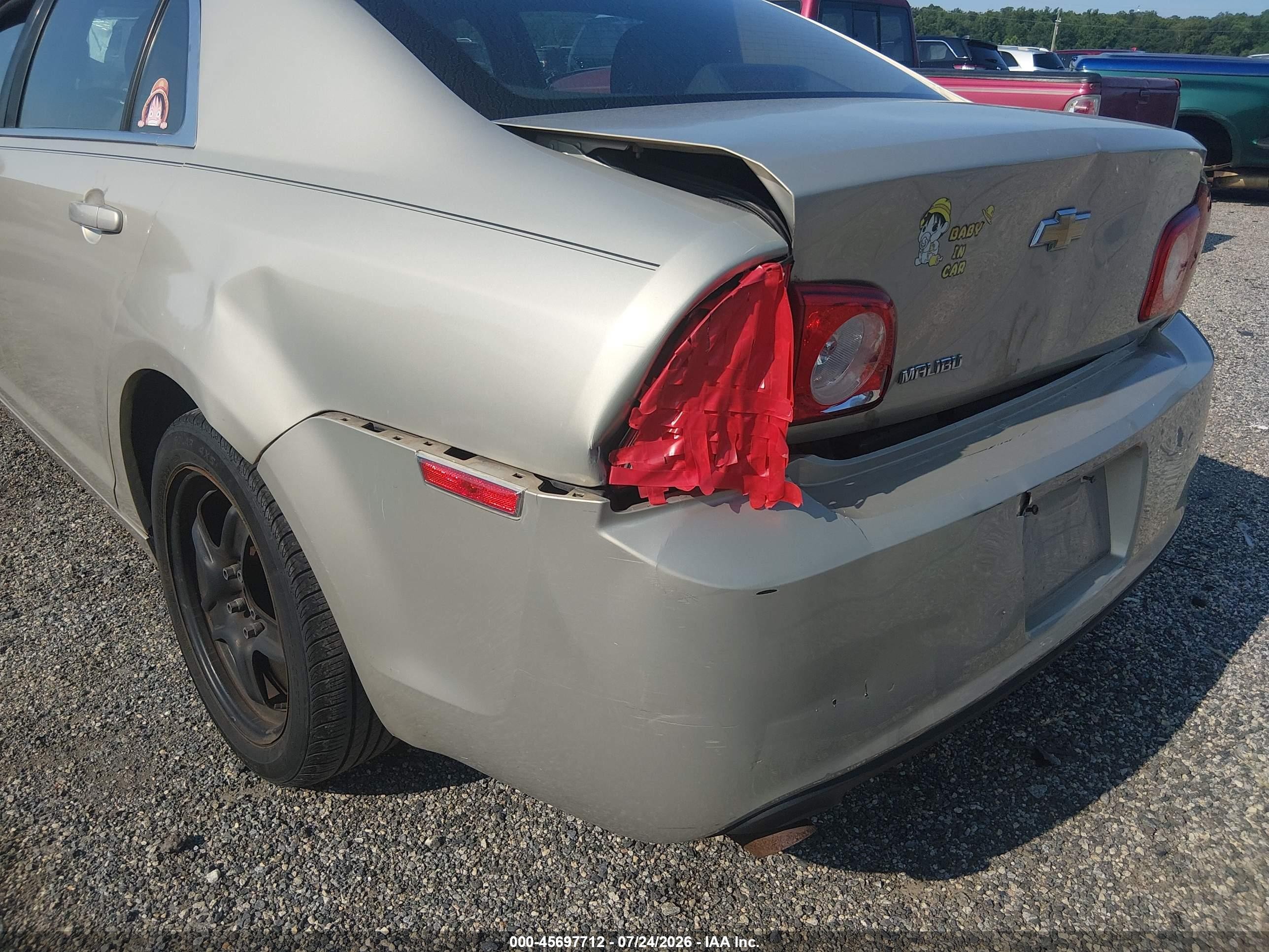 2012 Chevrolet Malibu Ls Gold vin: 1G1ZB5E07CF302709
