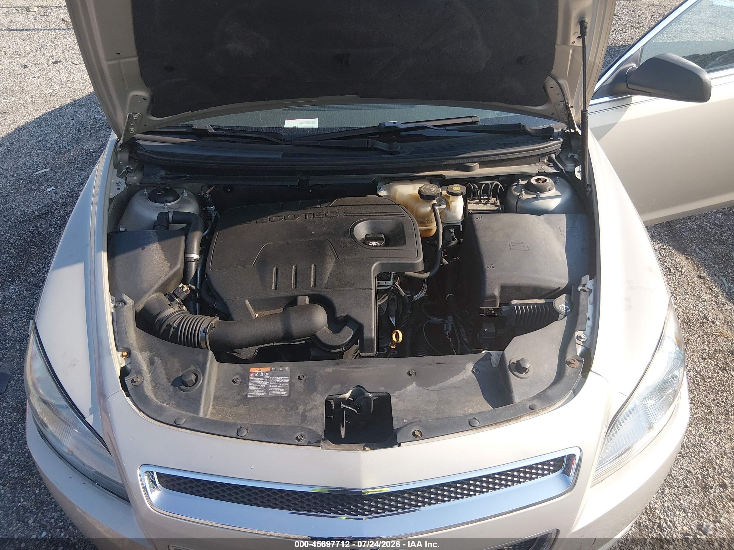 2012 Chevrolet Malibu Ls Gold vin: 1G1ZB5E07CF302709