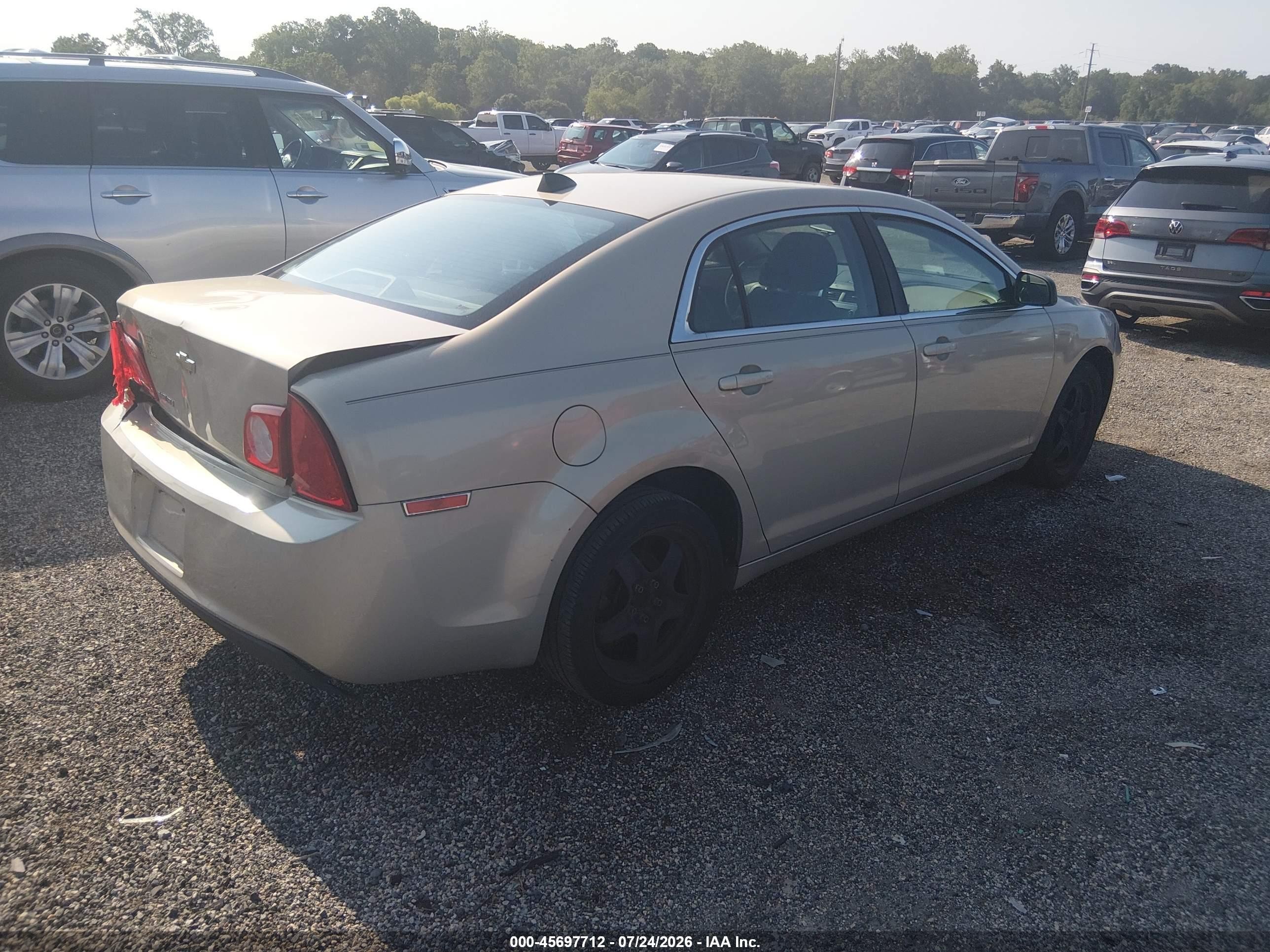 2012 Chevrolet Malibu Ls Gold vin: 1G1ZB5E07CF302709