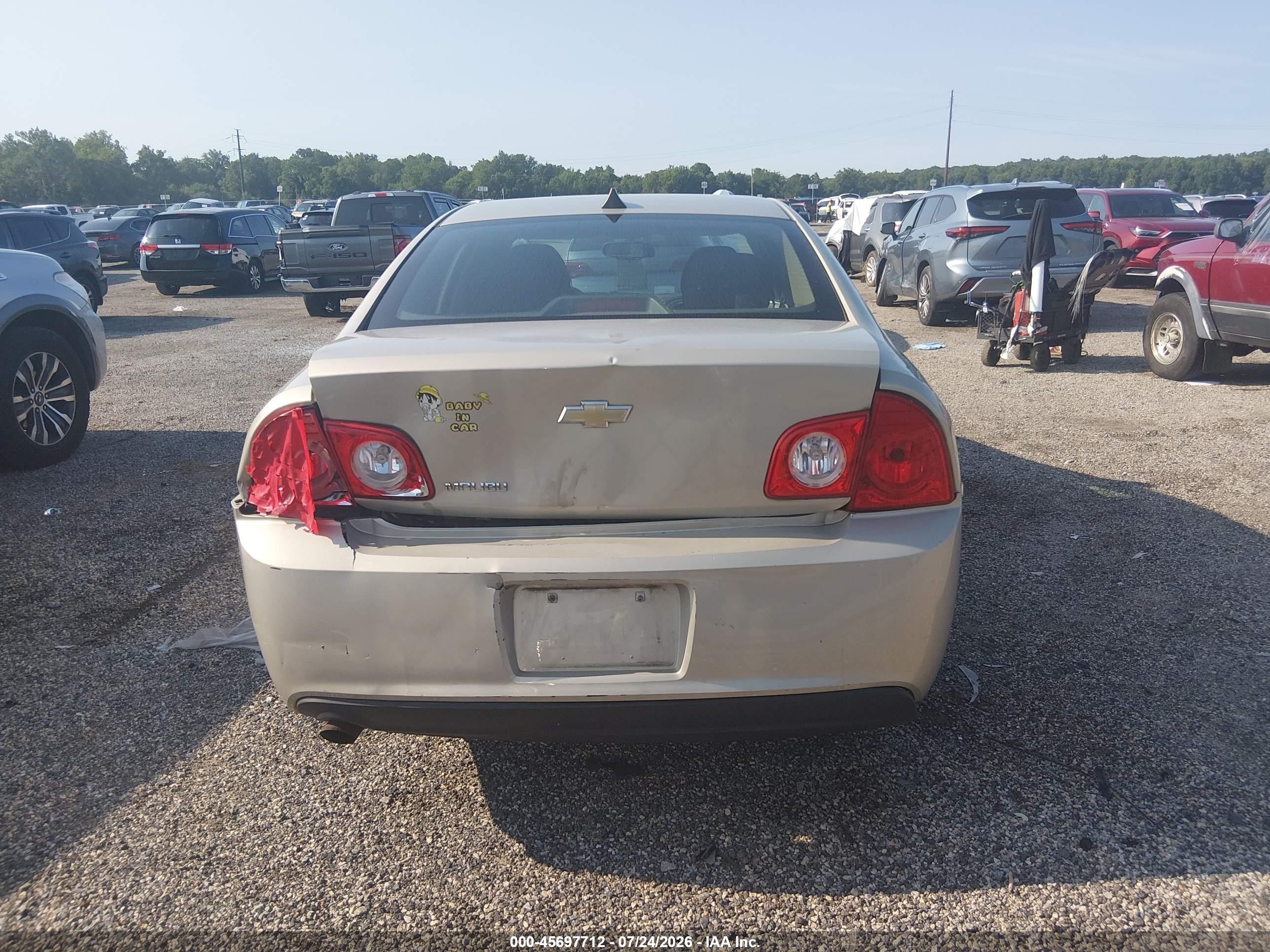 2012 Chevrolet Malibu Ls Gold vin: 1G1ZB5E07CF302709
