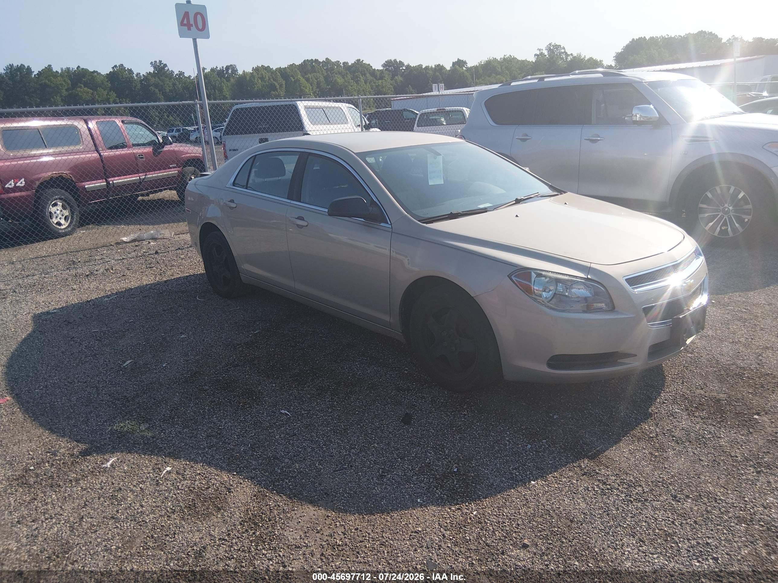 2012 Chevrolet Malibu Ls Gold vin: 1G1ZB5E07CF302709