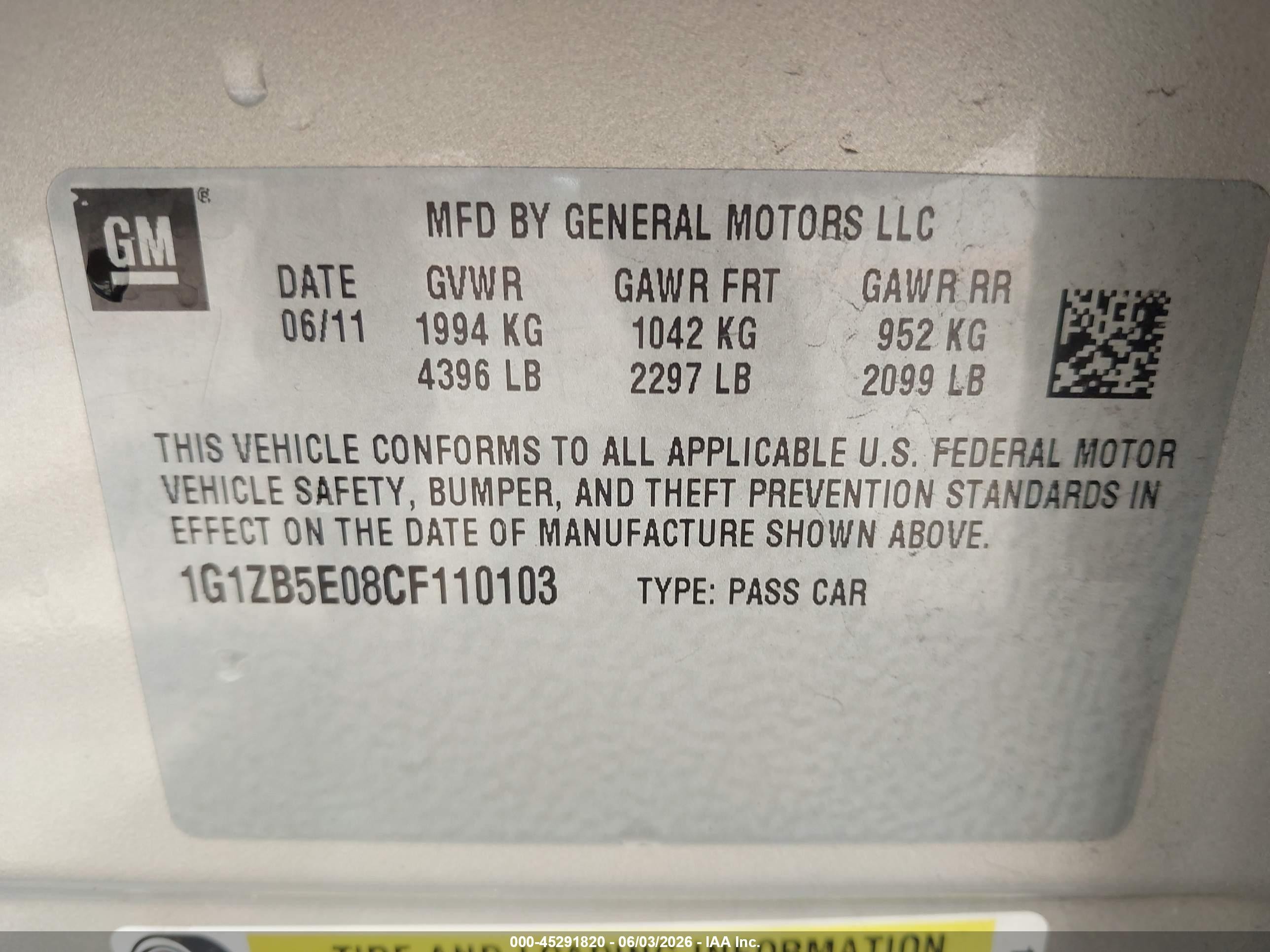 2012 Chevrolet Malibu Ls Gold vin: 1G1ZB5E08CF110103