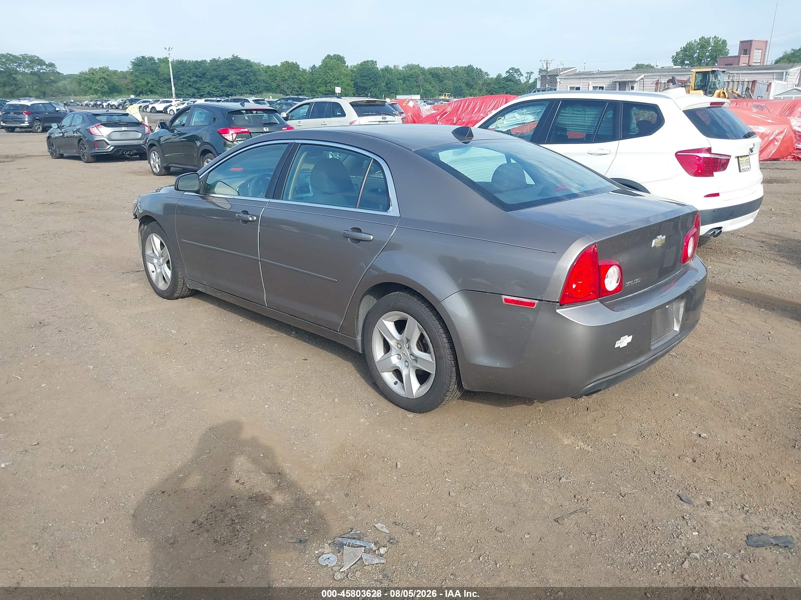 2012 Chevrolet Malibu Ls Brown vin: 1G1ZB5E08CF114829
