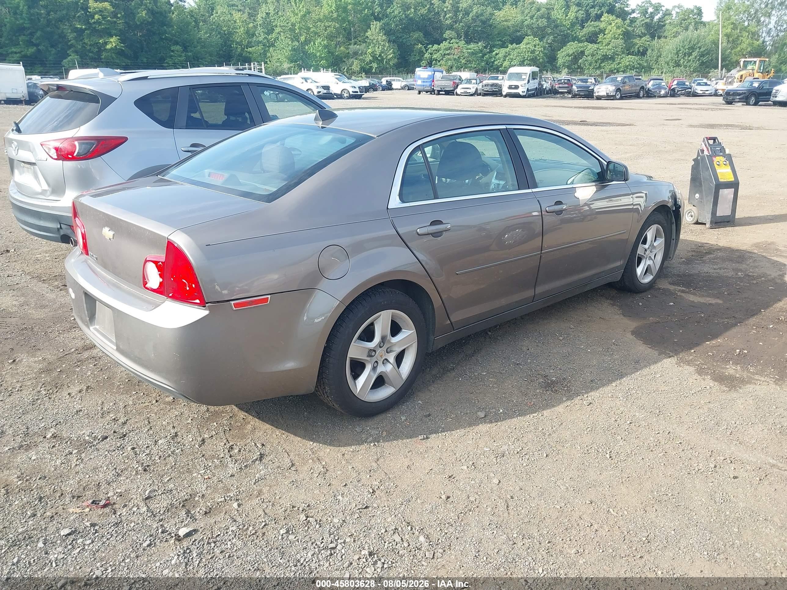 2012 Chevrolet Malibu Ls Brown vin: 1G1ZB5E08CF114829