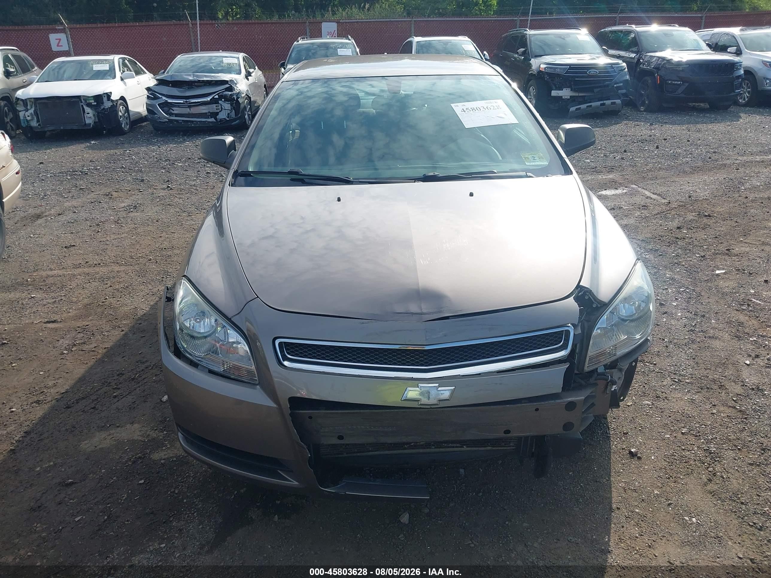 2012 Chevrolet Malibu Ls Brown vin: 1G1ZB5E08CF114829