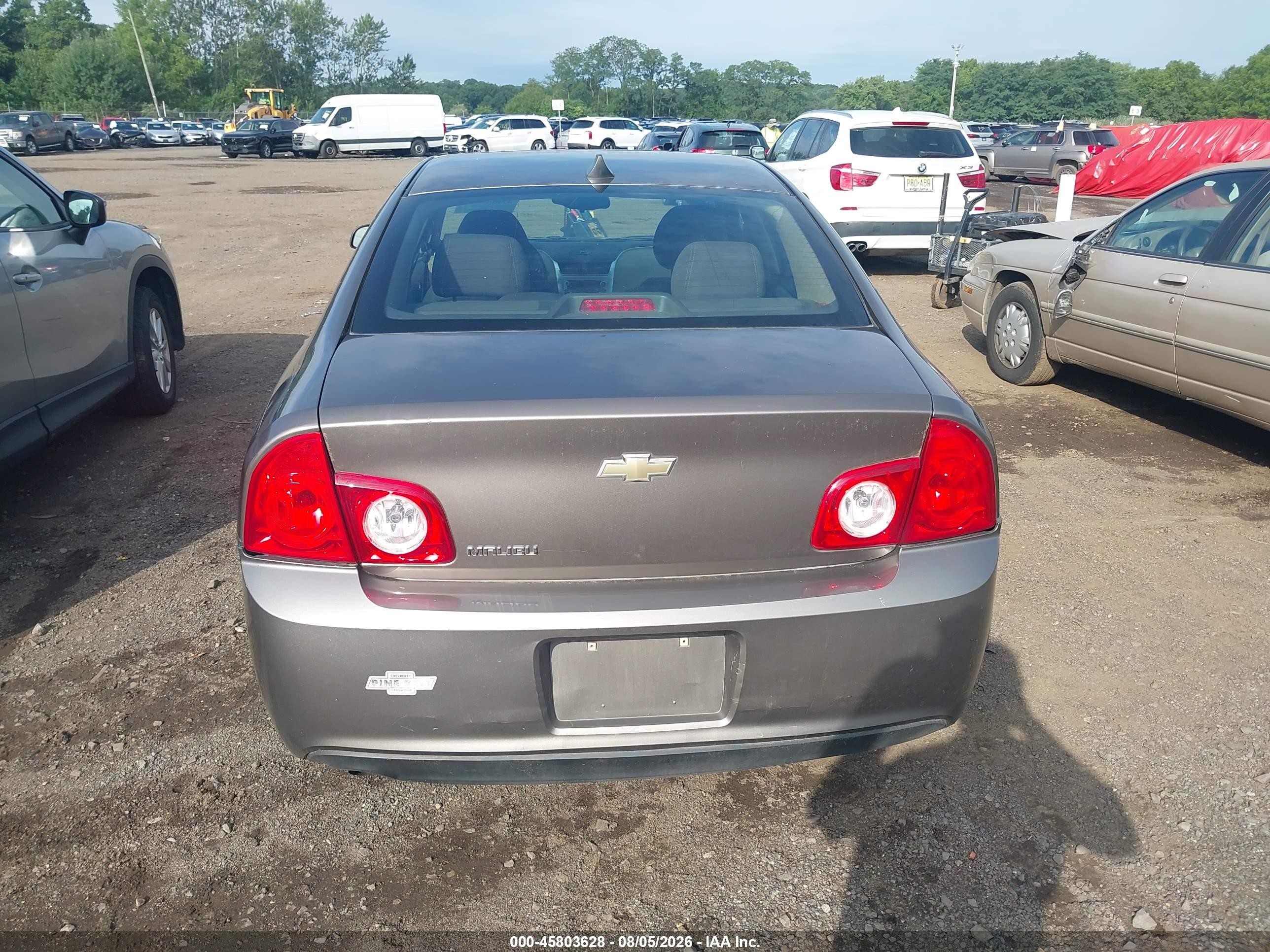 2012 Chevrolet Malibu Ls Brown vin: 1G1ZB5E08CF114829