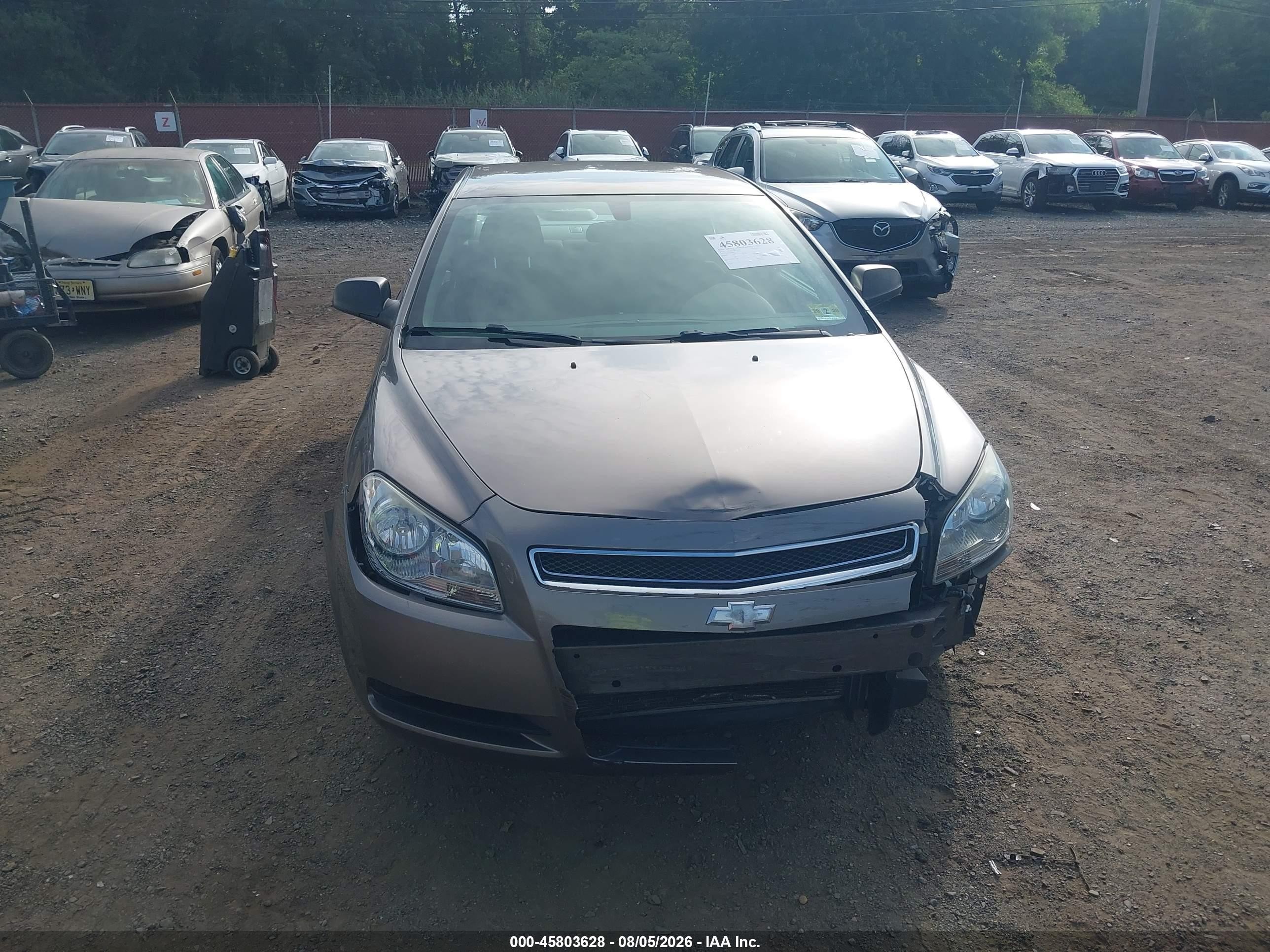 2012 Chevrolet Malibu Ls Brown vin: 1G1ZB5E08CF114829