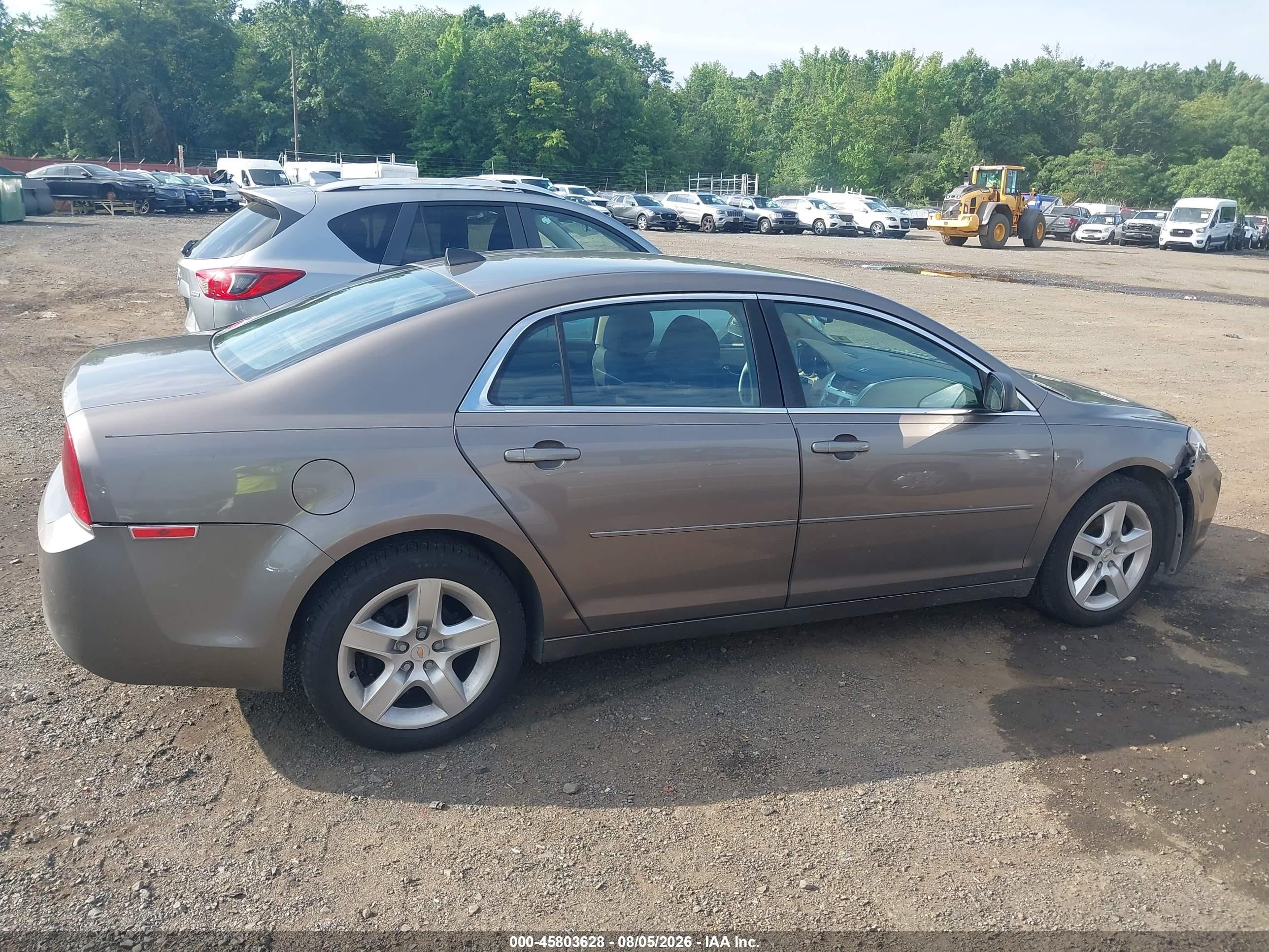 2012 Chevrolet Malibu Ls Brown vin: 1G1ZB5E08CF114829