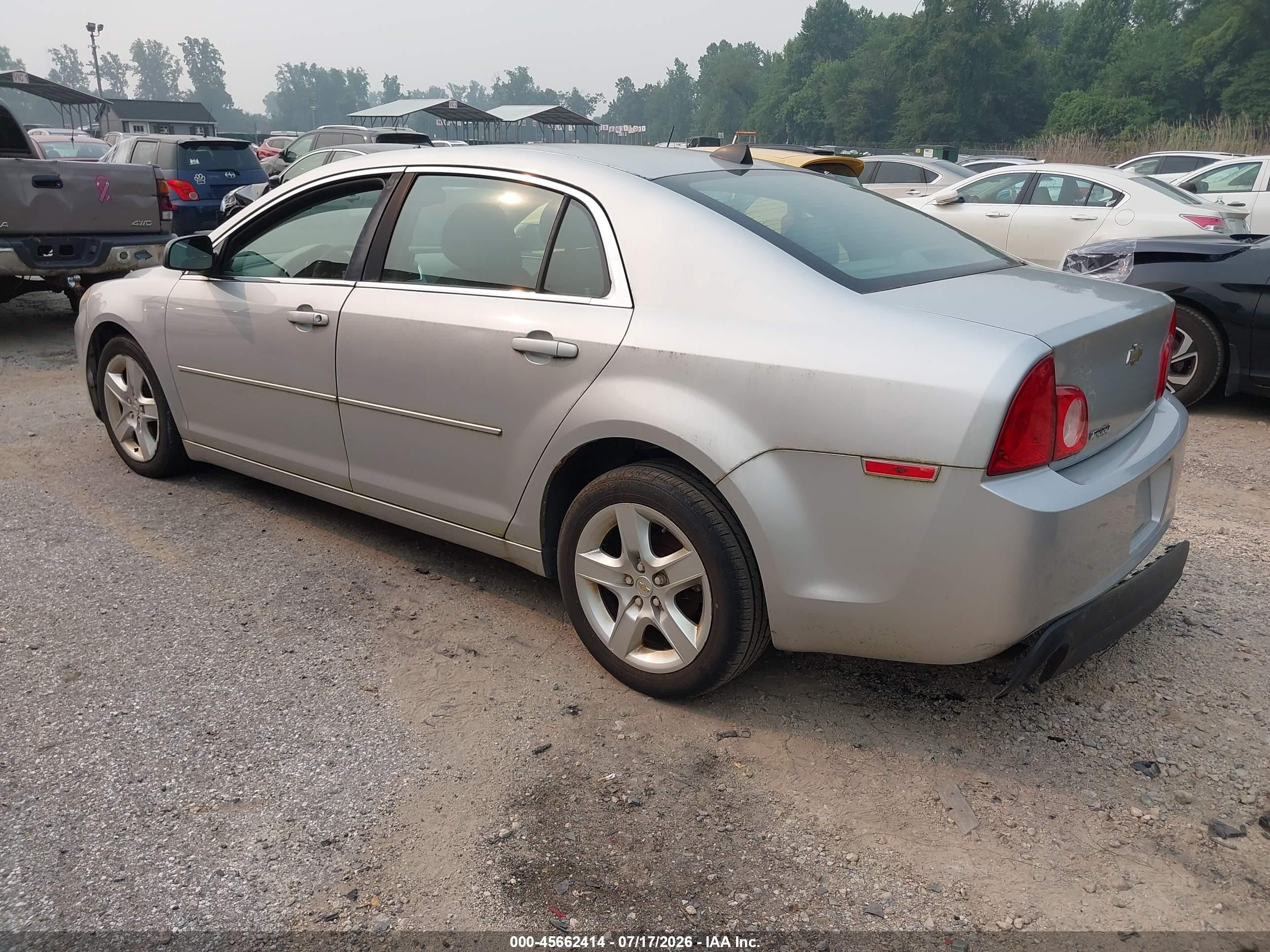 2012 Chevrolet Malibu Ls Silver vin: 1G1ZB5E08CF150326