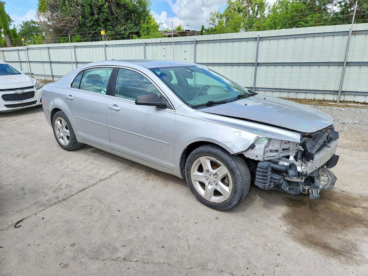 2012 Chevrolet Malibu Ls Silver vin: 1G1ZB5E08CF170009