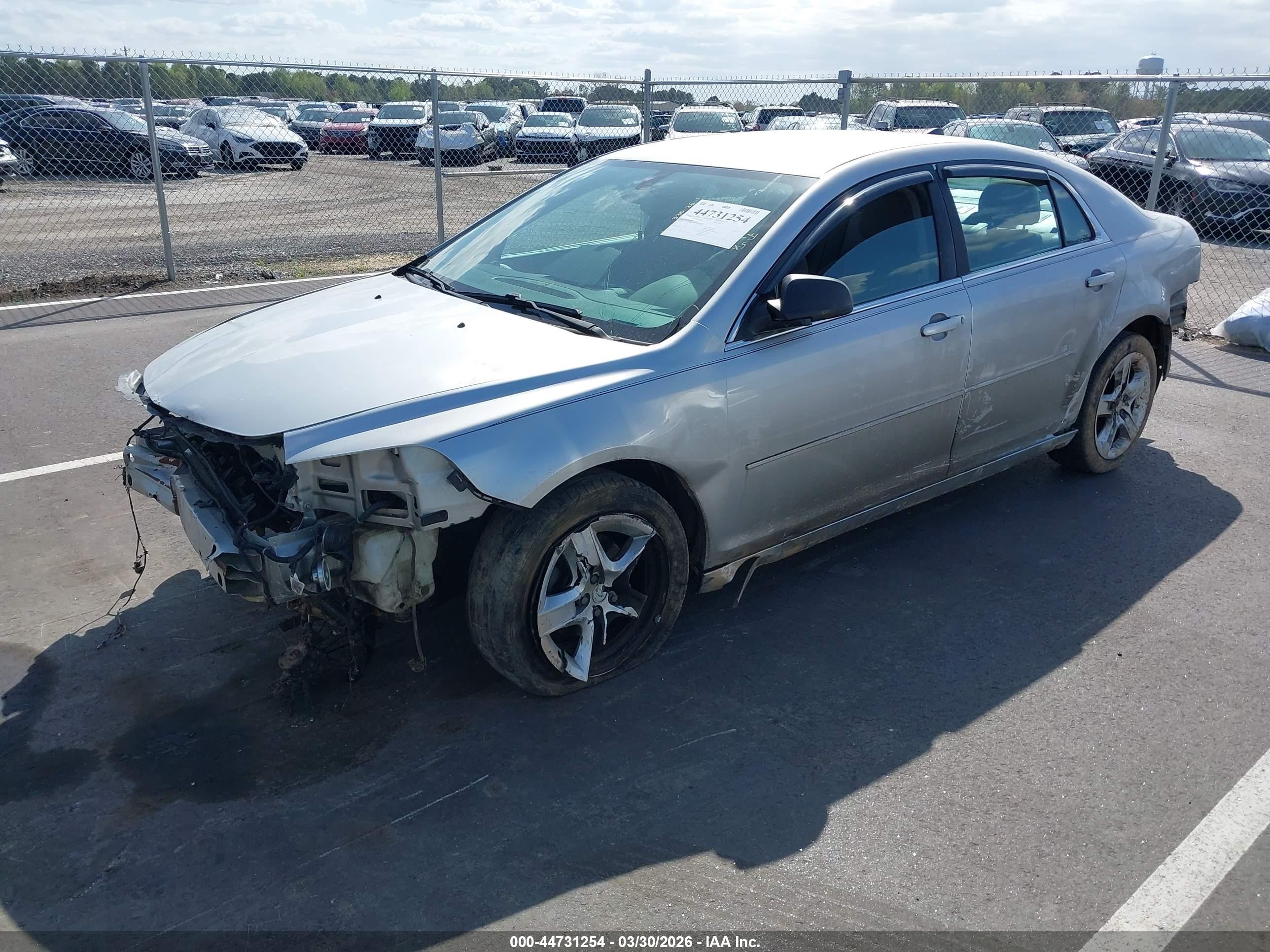 2012 Chevrolet Malibu Ls Silver vin: 1G1ZB5E08CF198487