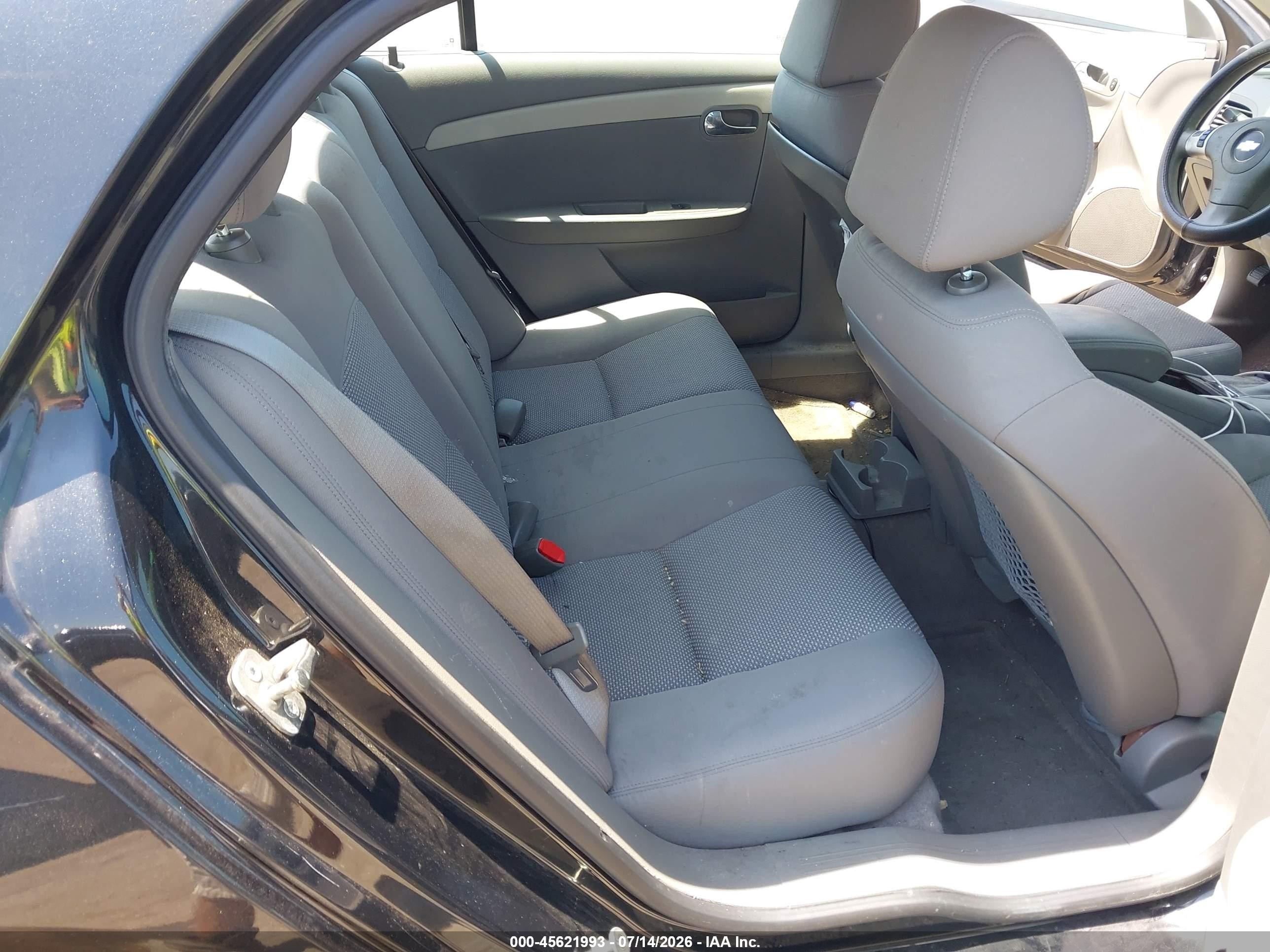 2012 Chevrolet Malibu Ls Black vin: 1G1ZB5E08CF221752