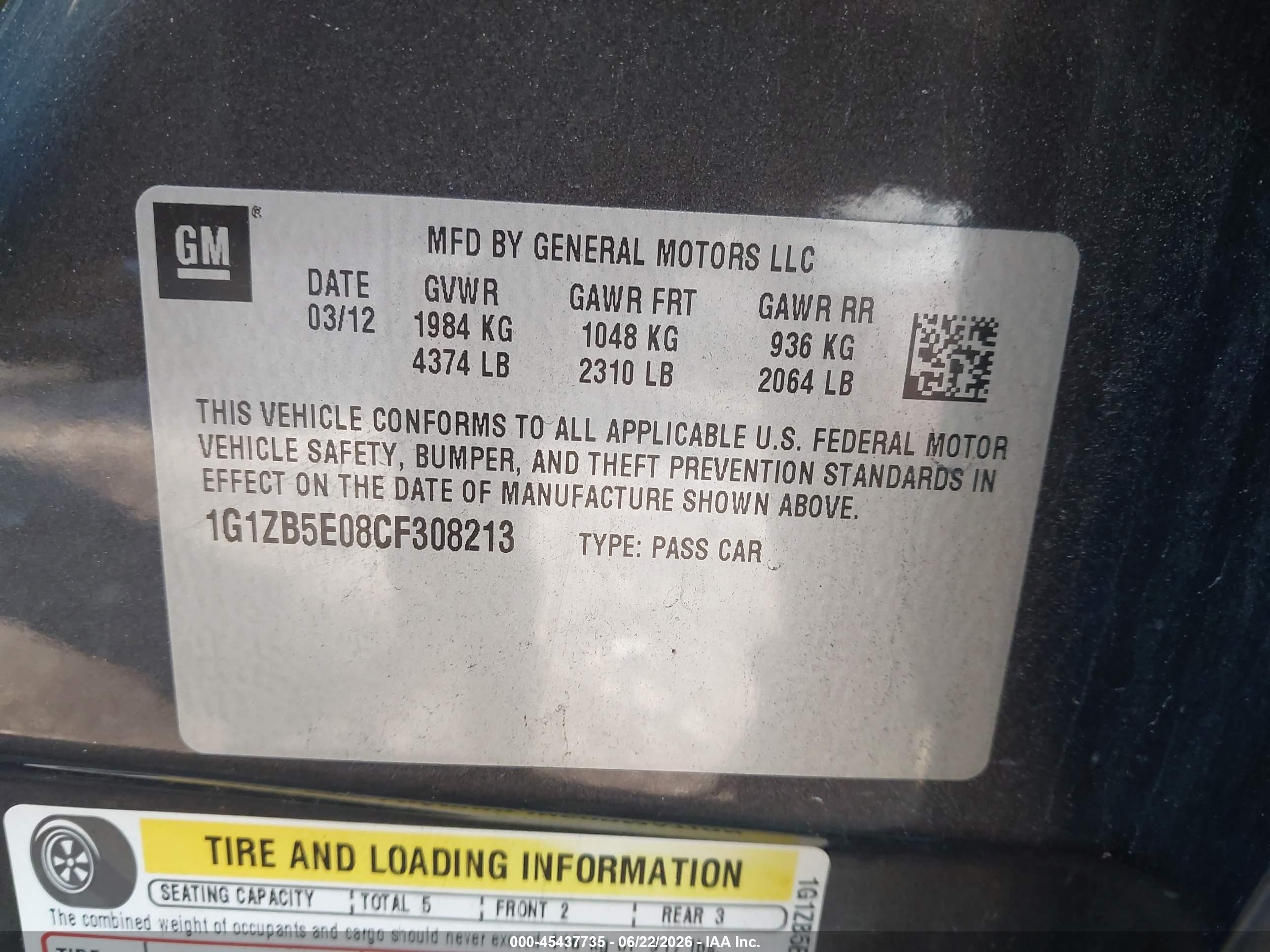 2012 Chevrolet Malibu Ls Gray vin: 1G1ZB5E08CF308213