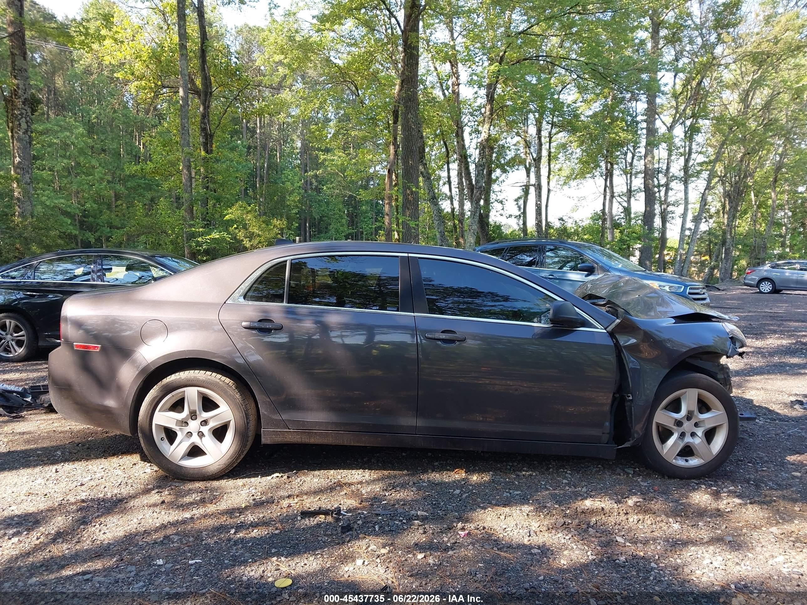 2012 Chevrolet Malibu Ls Gray vin: 1G1ZB5E08CF308213