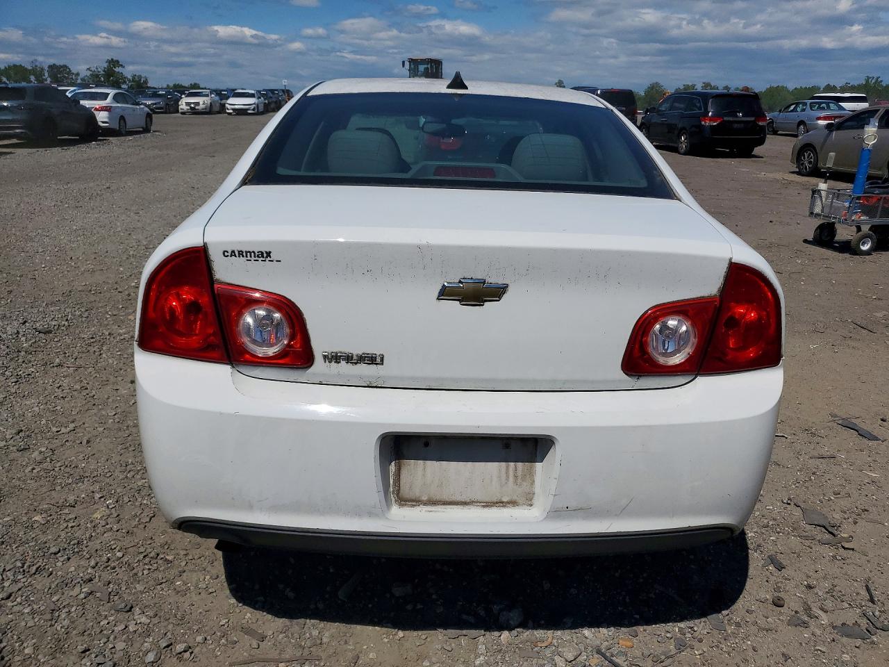 2012 Chevrolet Malibu Ls White vin: 1G1ZB5E09CF173193