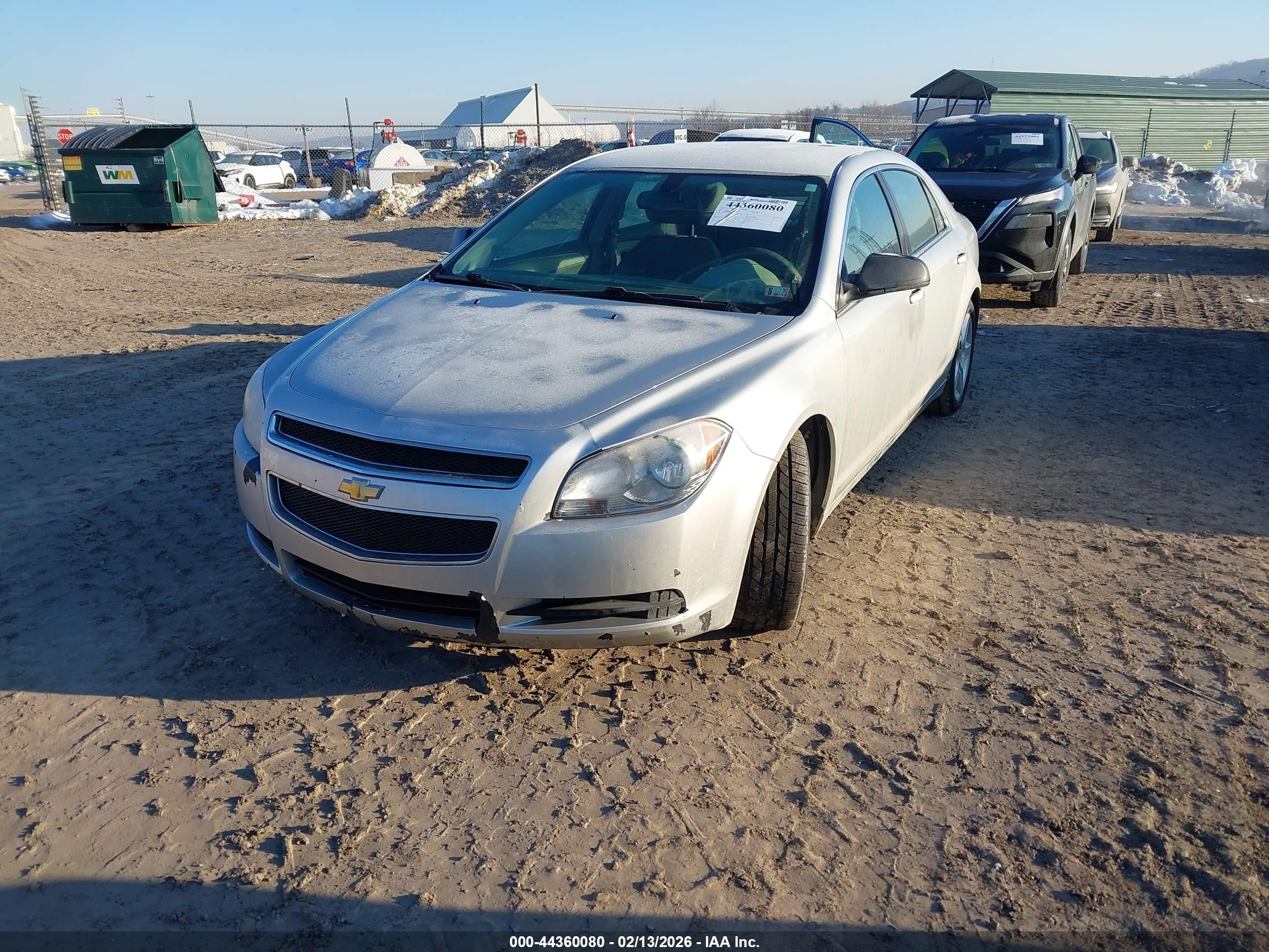 2012 Chevrolet Malibu Ls Gray vin: 1G1ZB5E09CF219427
