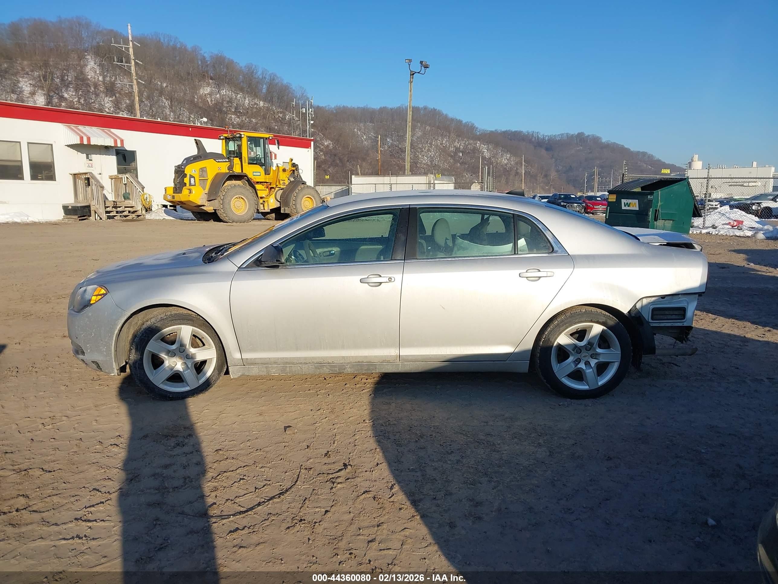 2012 Chevrolet Malibu Ls Gray vin: 1G1ZB5E09CF219427