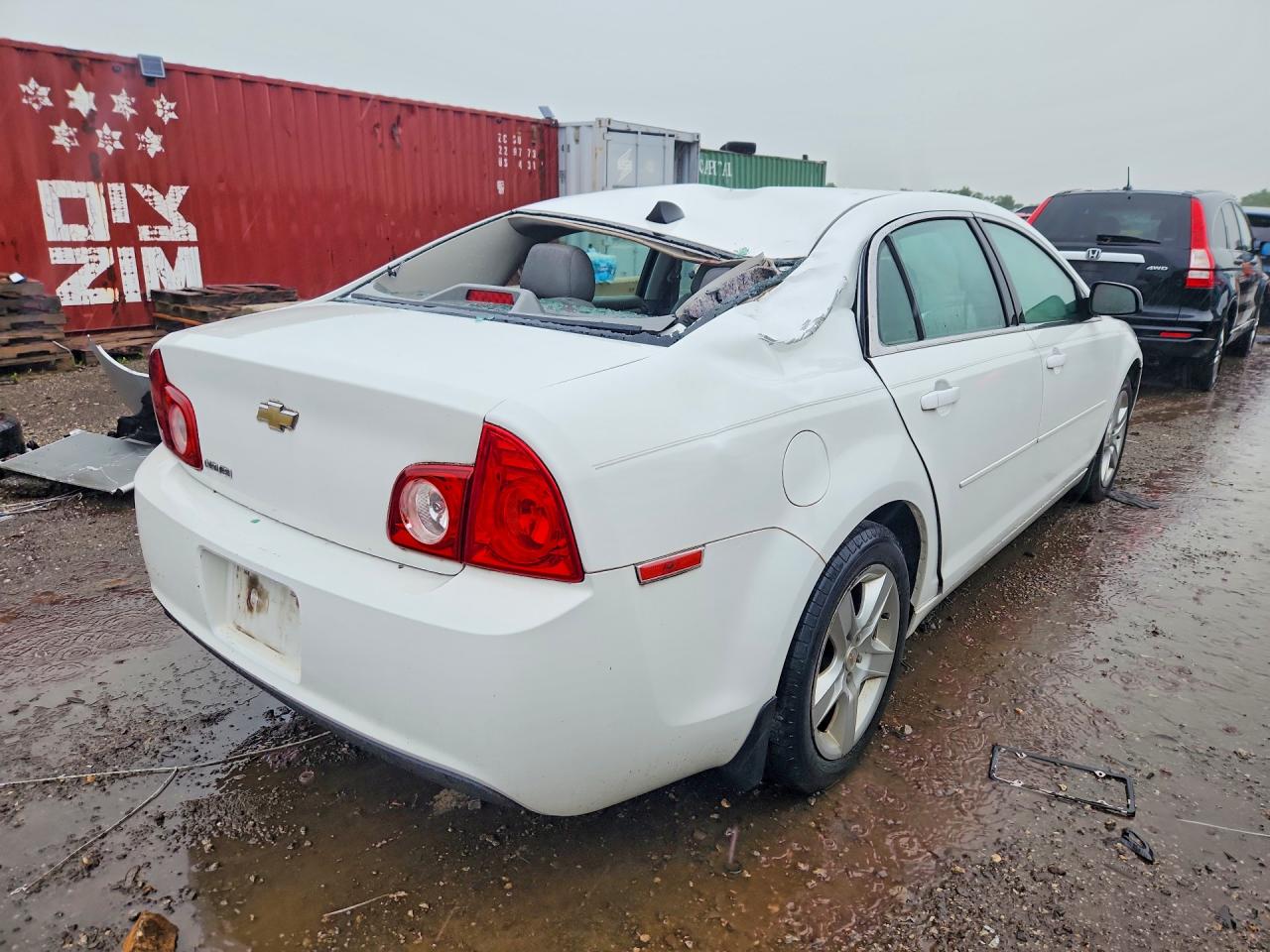 2012 Chevrolet Malibu Ls Белый vin: 1G1ZB5E09CF265940