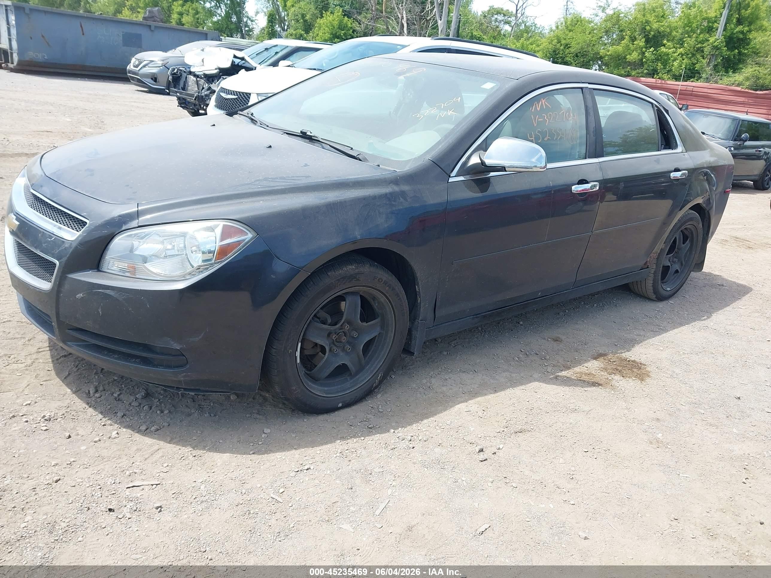 2012 Chevrolet Malibu Ls Gray vin: 1G1ZB5E09CF322704