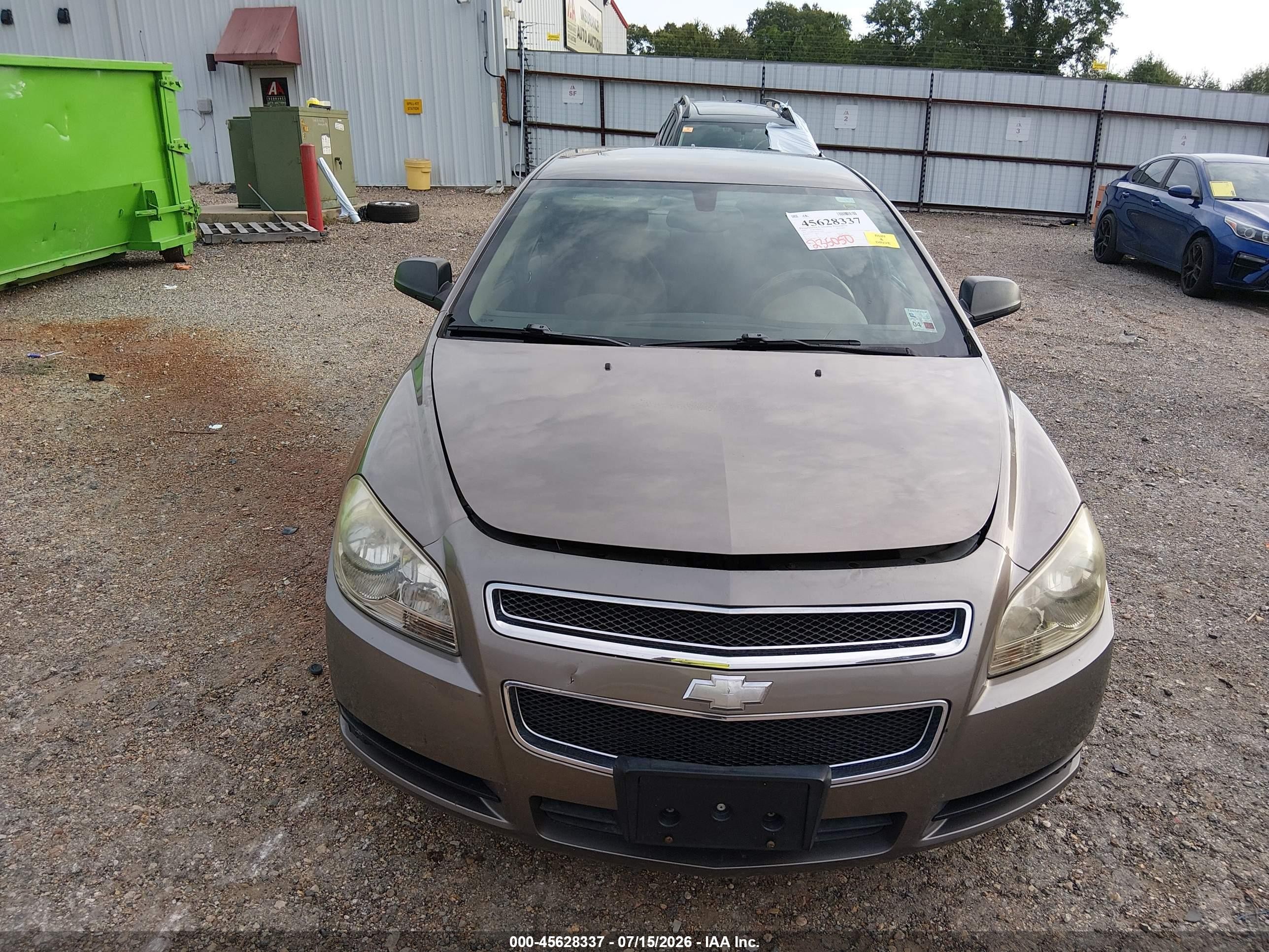 2012 Chevrolet Malibu Ls Brown vin: 1G1ZB5E0XCF112435