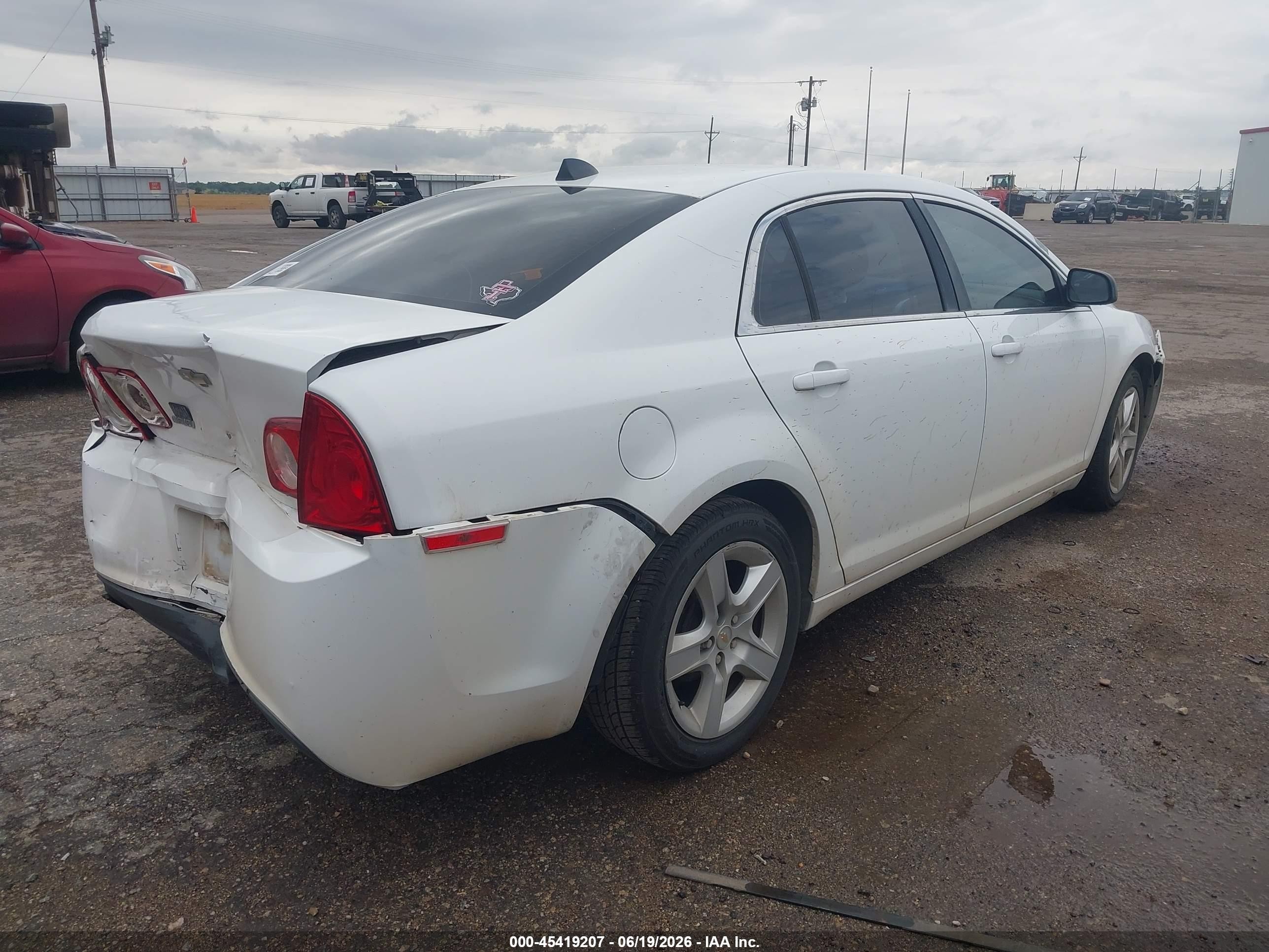 2012 Chevrolet Malibu Ls White vin: 1G1ZB5E0XCF239010