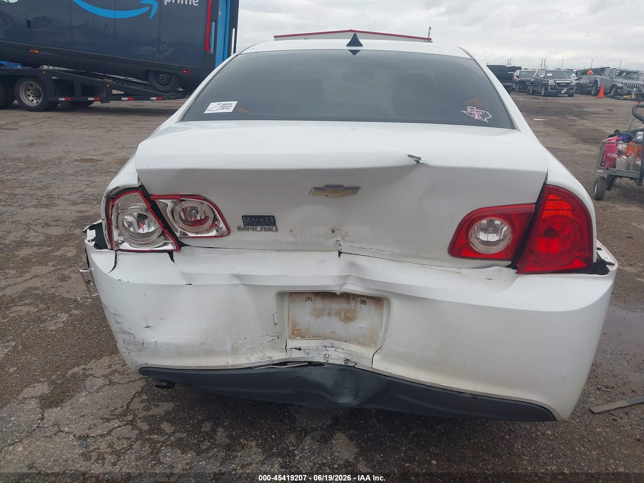 2012 Chevrolet Malibu Ls White vin: 1G1ZB5E0XCF239010