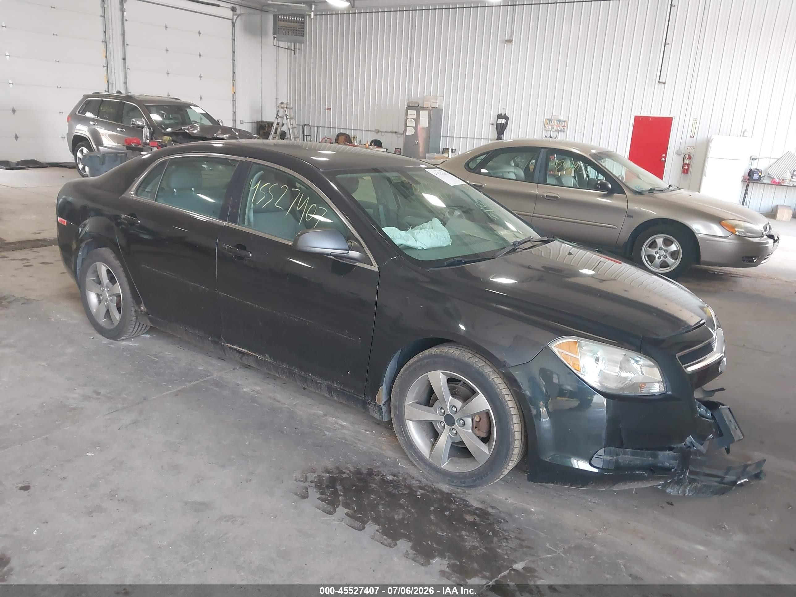 2012 Chevrolet Malibu Ls Black vin: 1G1ZB5E0XCF350348