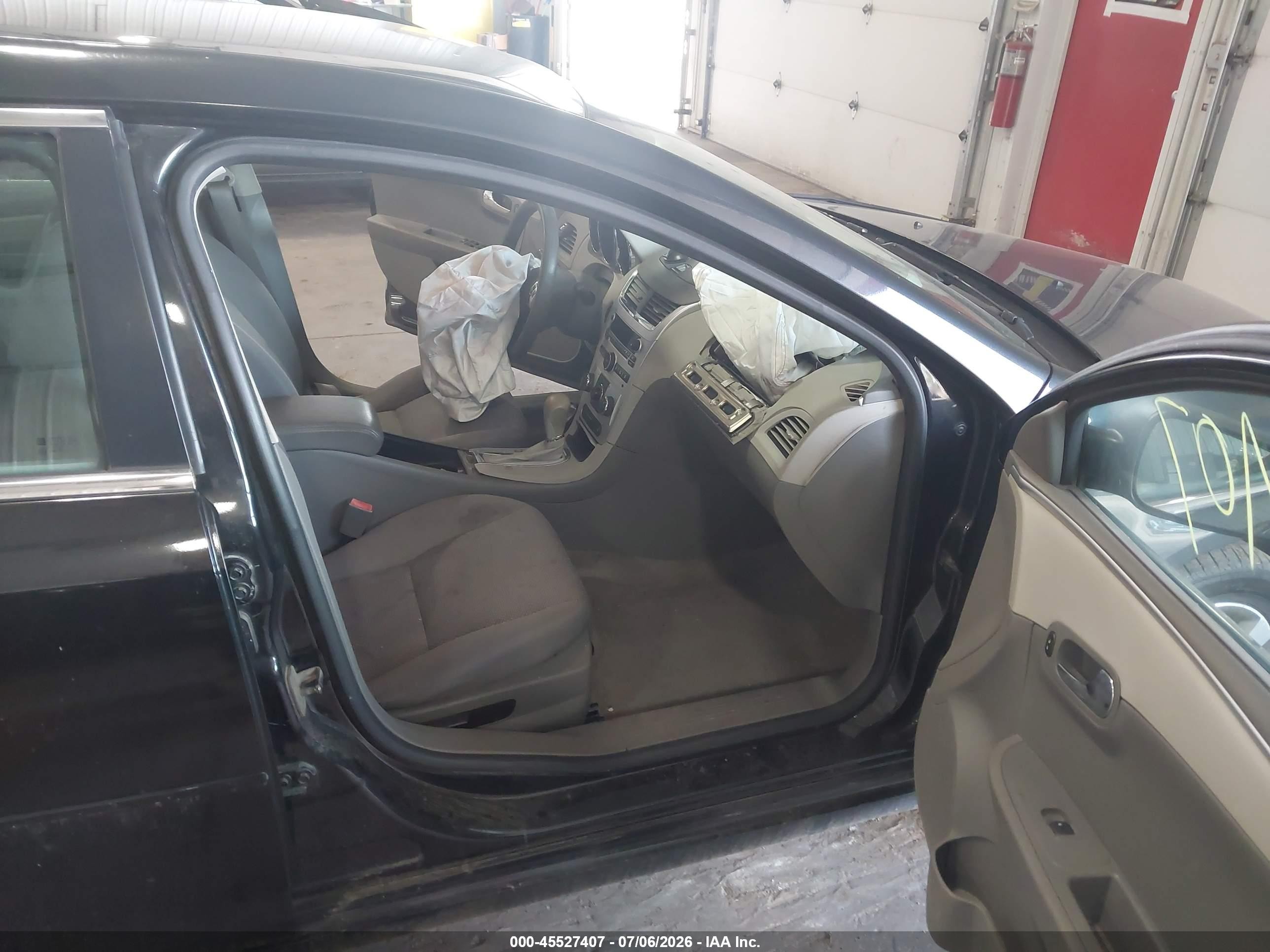 2012 Chevrolet Malibu Ls Black vin: 1G1ZB5E0XCF350348