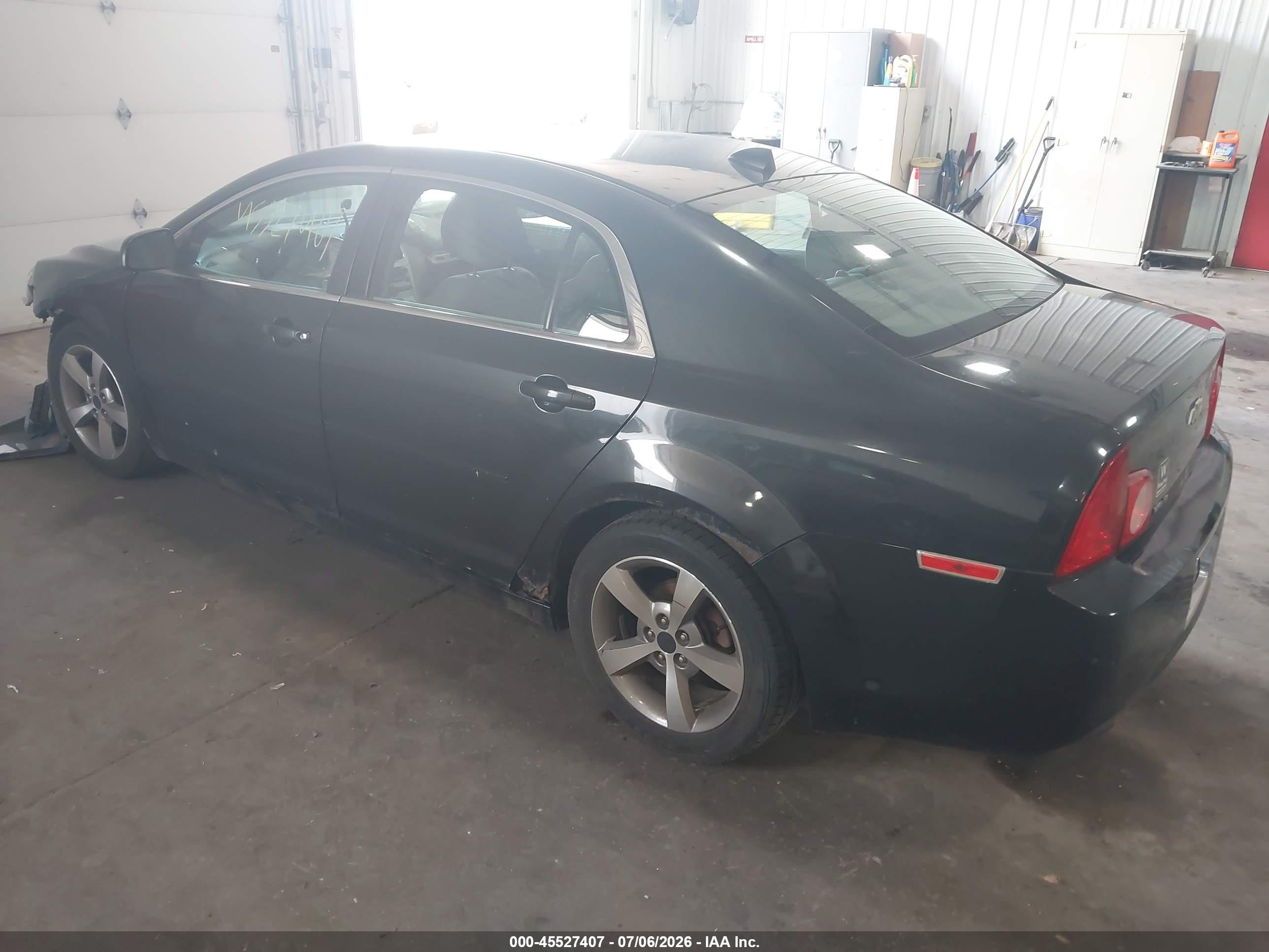 2012 Chevrolet Malibu Ls Black vin: 1G1ZB5E0XCF350348