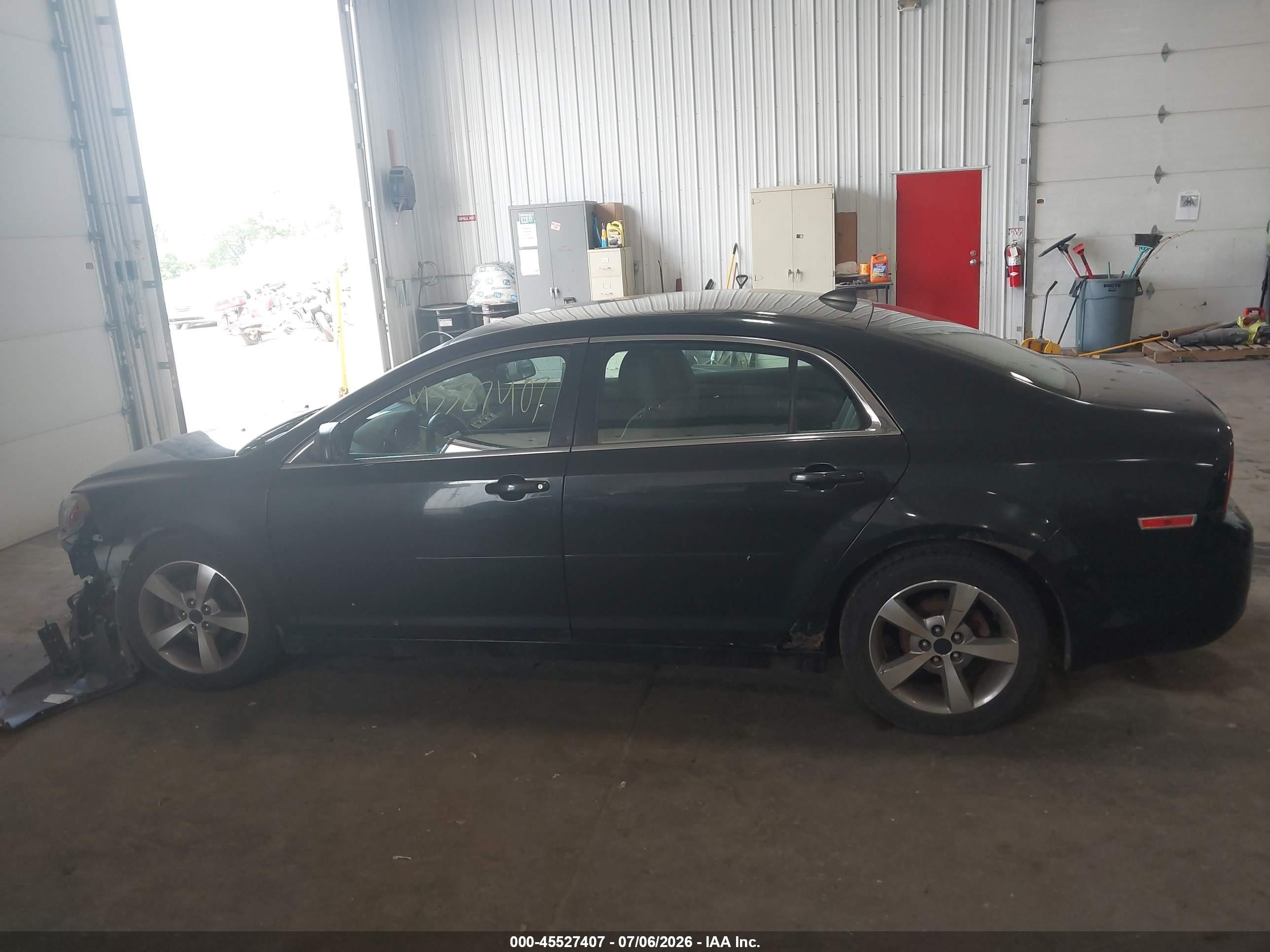 2012 Chevrolet Malibu Ls Black vin: 1G1ZB5E0XCF350348