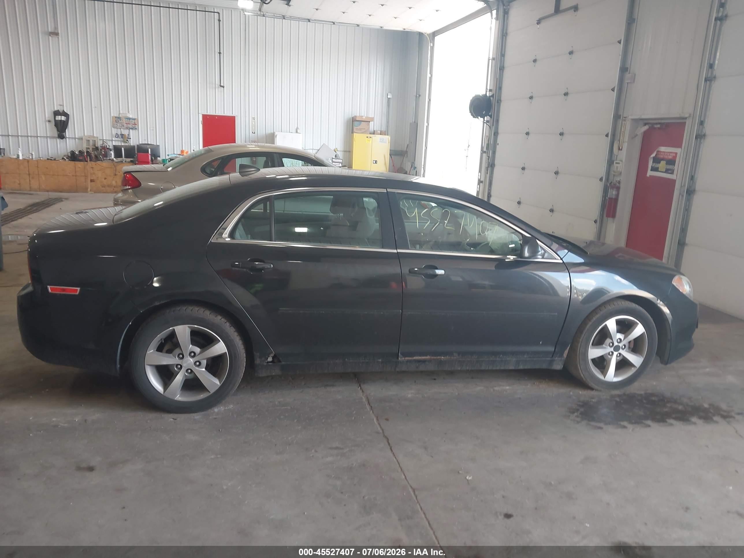 2012 Chevrolet Malibu Ls Black vin: 1G1ZB5E0XCF350348