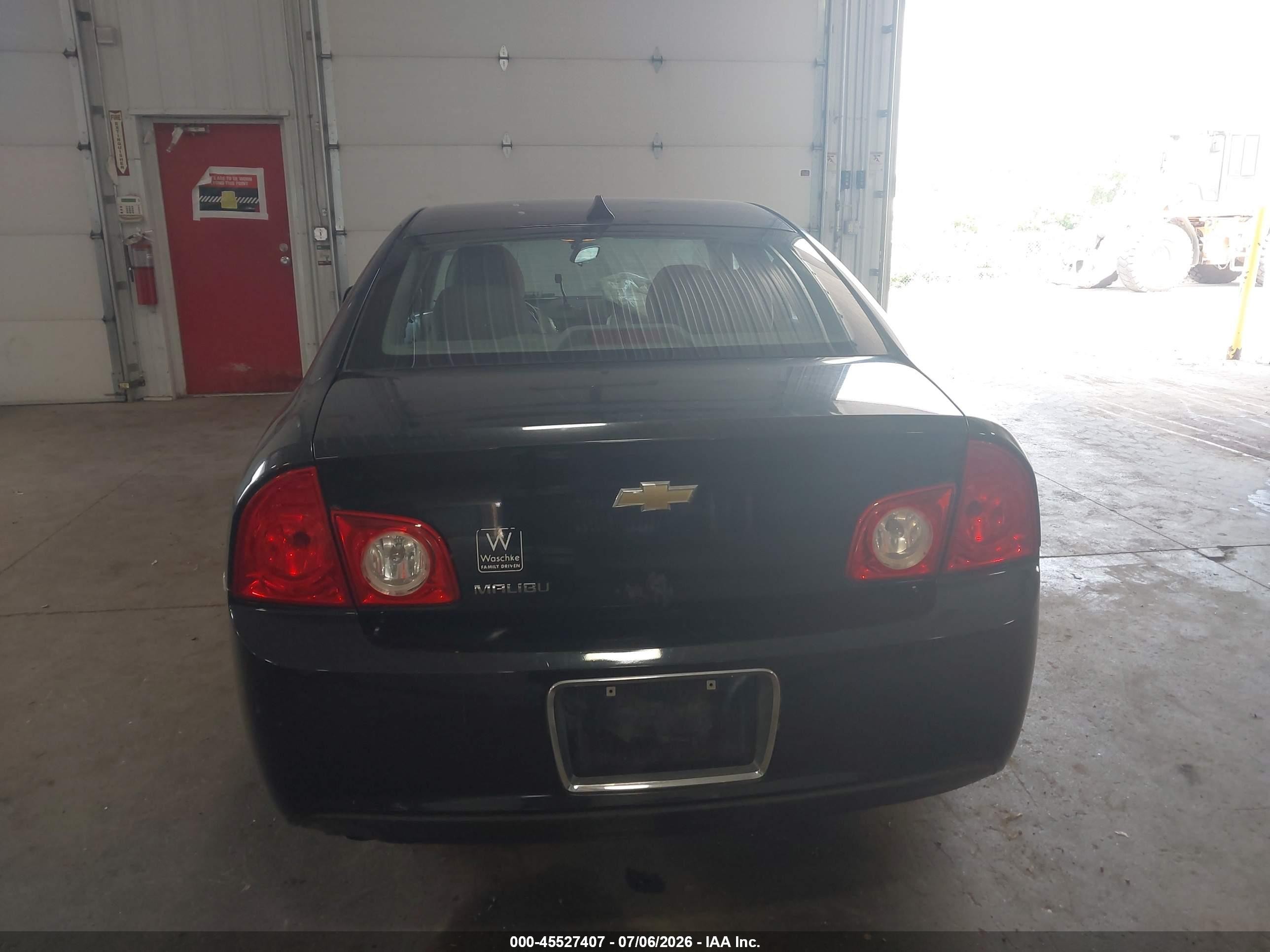 2012 Chevrolet Malibu Ls Black vin: 1G1ZB5E0XCF350348
