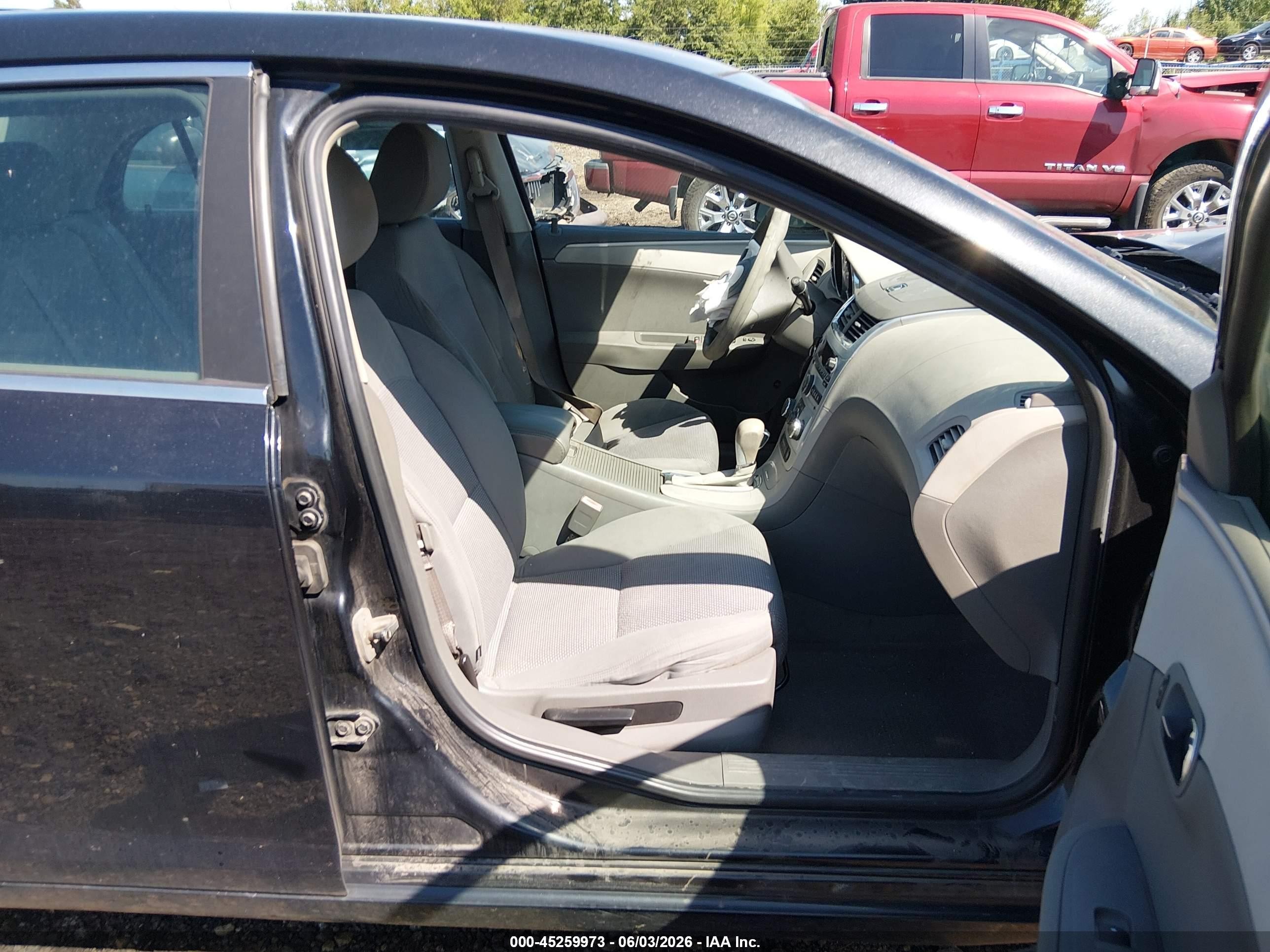 2011 Chevrolet Malibu Ls Black vin: 1G1ZB5E10BF128683