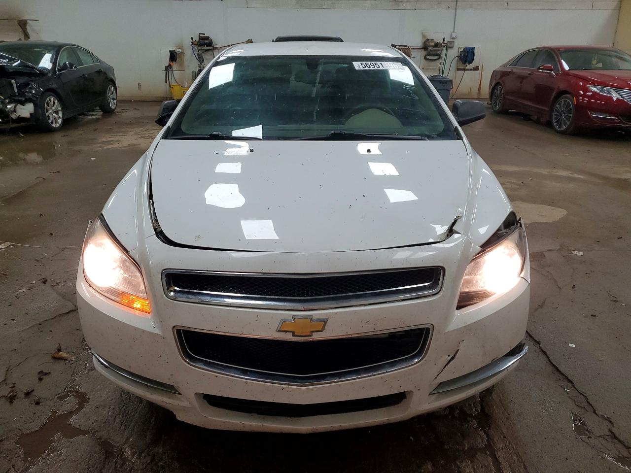 2011 Chevrolet Malibu Ls White vin: 1G1ZB5E10BF362032