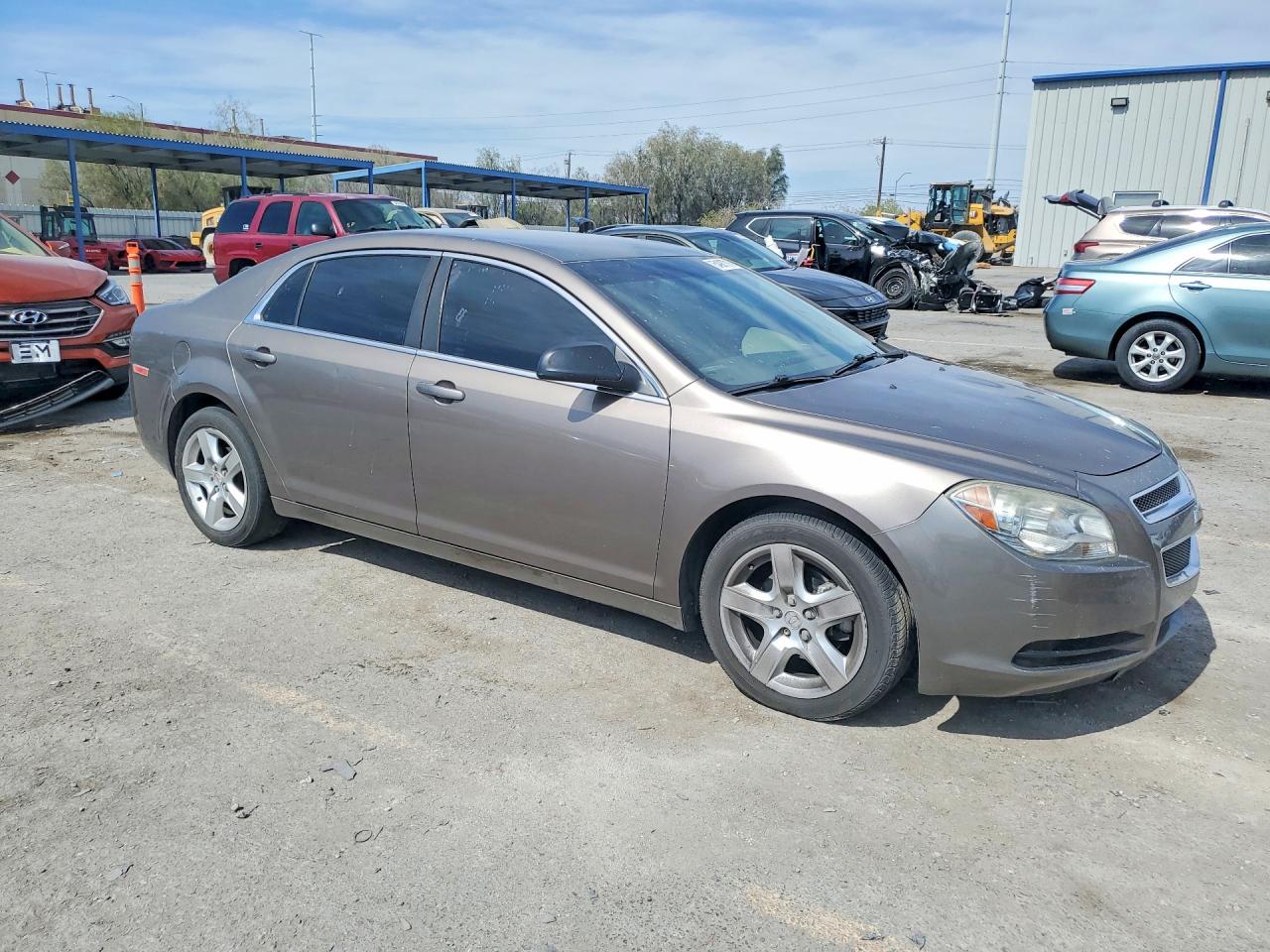2011 Chevrolet Malibu Ls Brown vin: 1G1ZB5E10BF397329