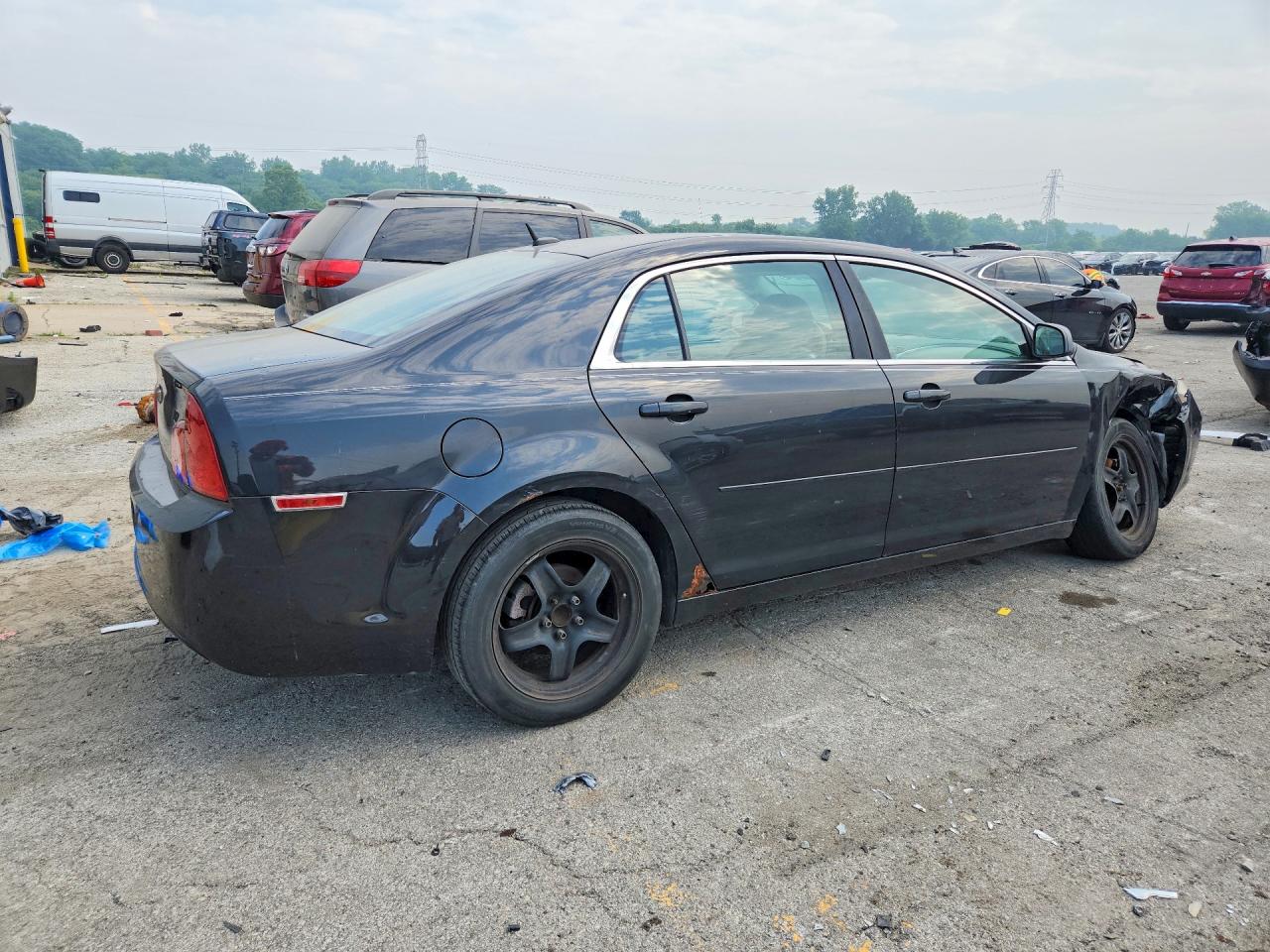 2011 Chevrolet Malibu Ls Black vin: 1G1ZB5E11BF116980