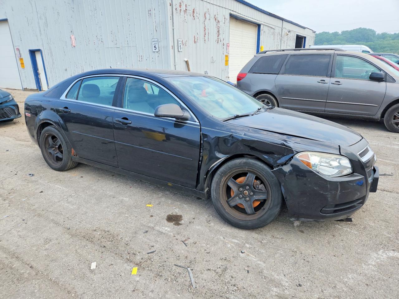2011 Chevrolet Malibu Ls Black vin: 1G1ZB5E11BF116980