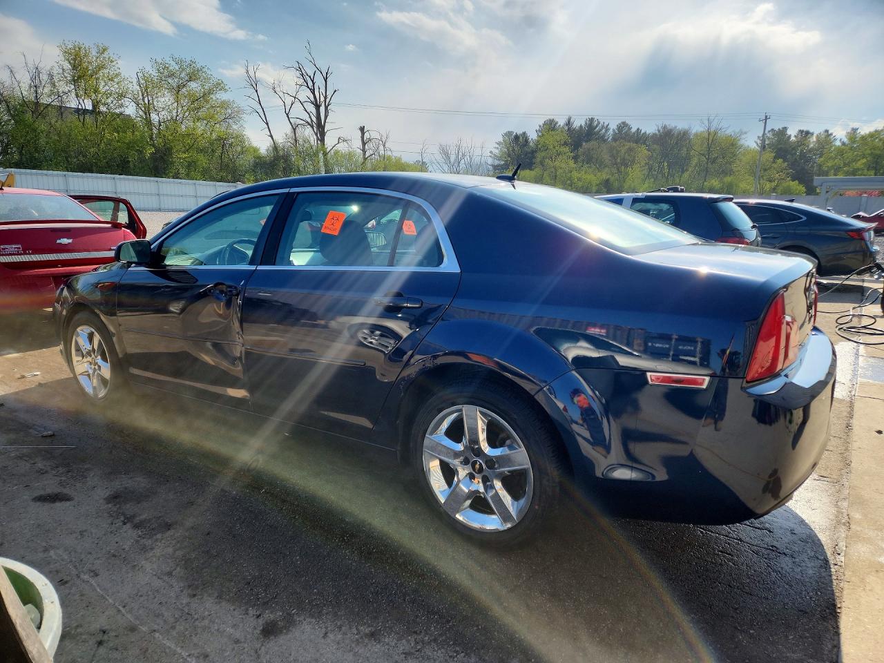 2011 Chevrolet Malibu Ls Blue vin: 1G1ZB5E11BF167055