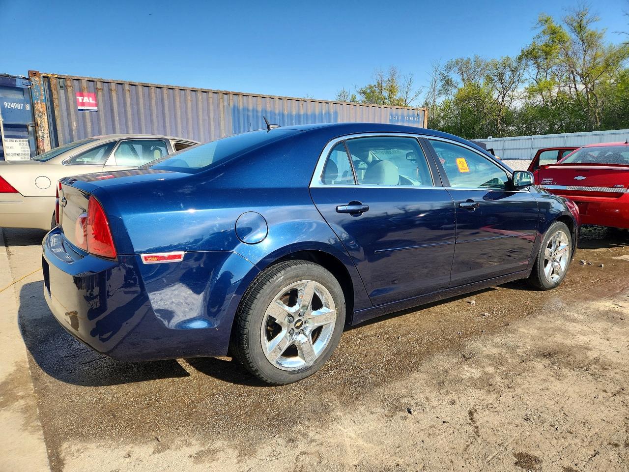 2011 Chevrolet Malibu Ls Blue vin: 1G1ZB5E11BF167055