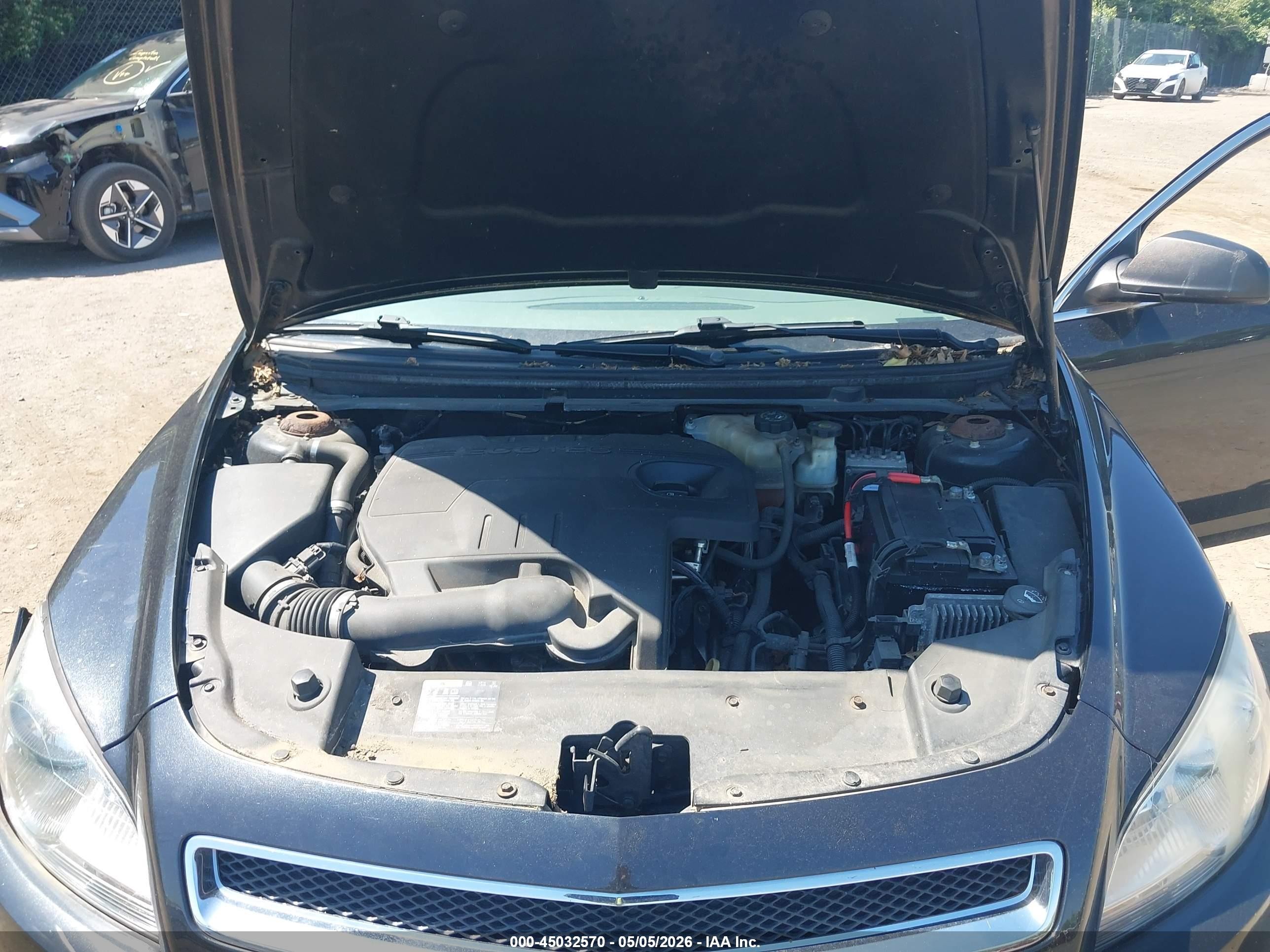 2011 Chevrolet Malibu Ls Black vin: 1G1ZB5E11BF237380